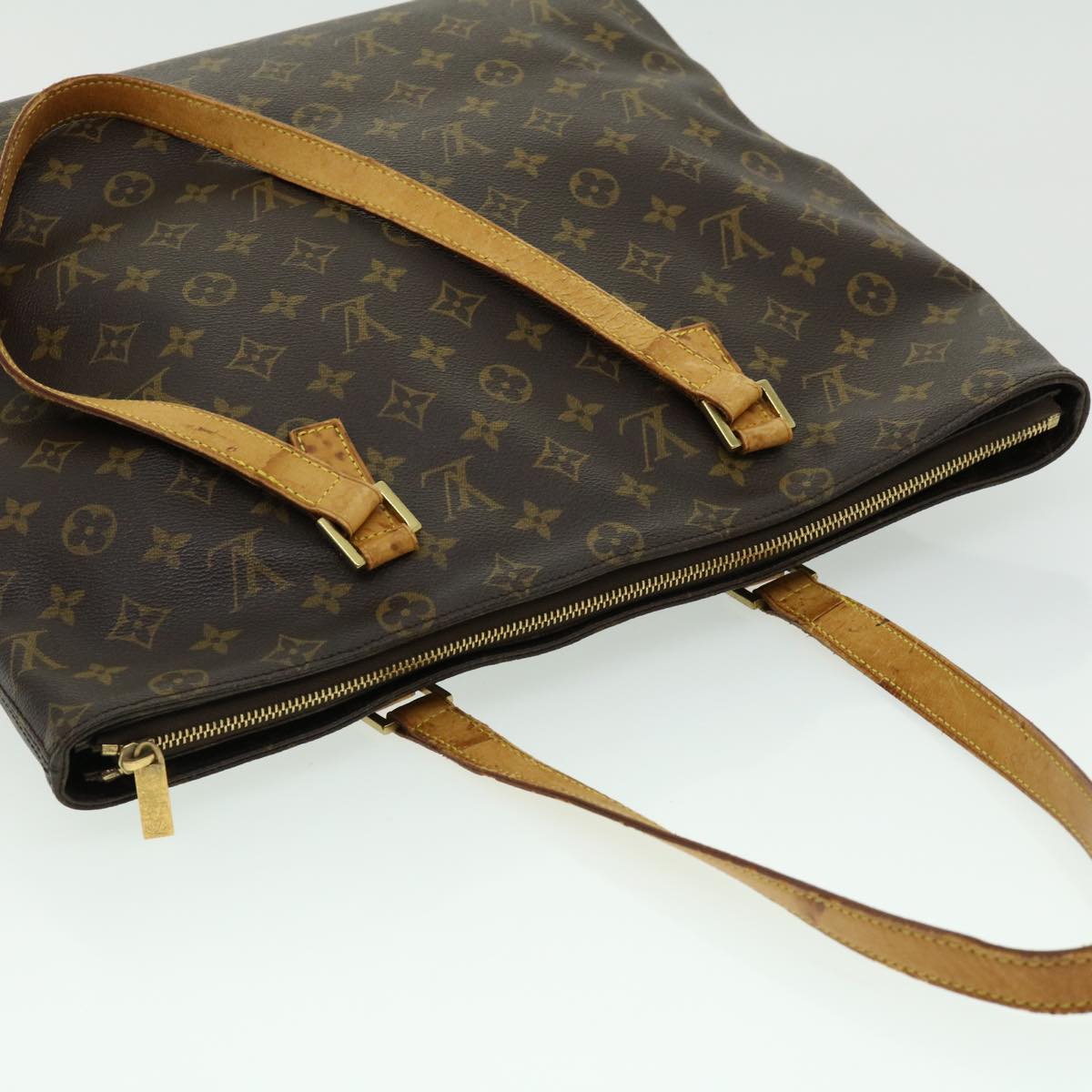 LOUIS VUITTON Monogram Cabas Mezzo Tote Bag M51151 LV jk2290