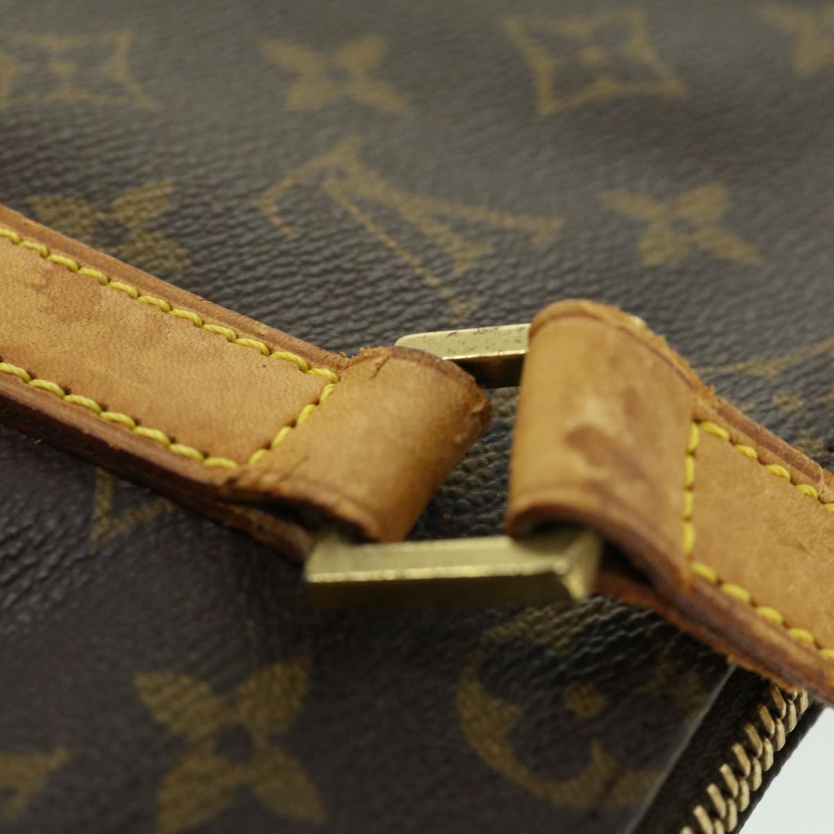 LOUIS VUITTON Monogram Cabas Mezzo Tote Bag M51151 LV jk2290
