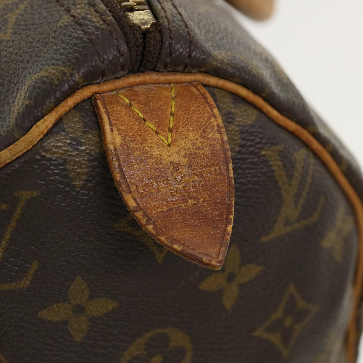 LOUIS VUITTON Monogram Speedy 30 Hand Bag M41526 LV jk2316