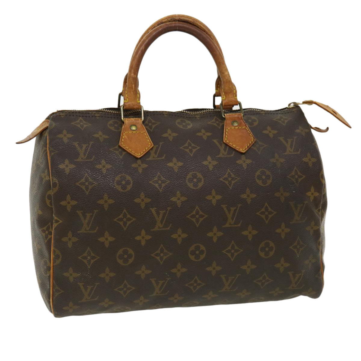 LOUIS VUITTON Monogram Speedy 30 Hand Bag M41526 LV jk2316