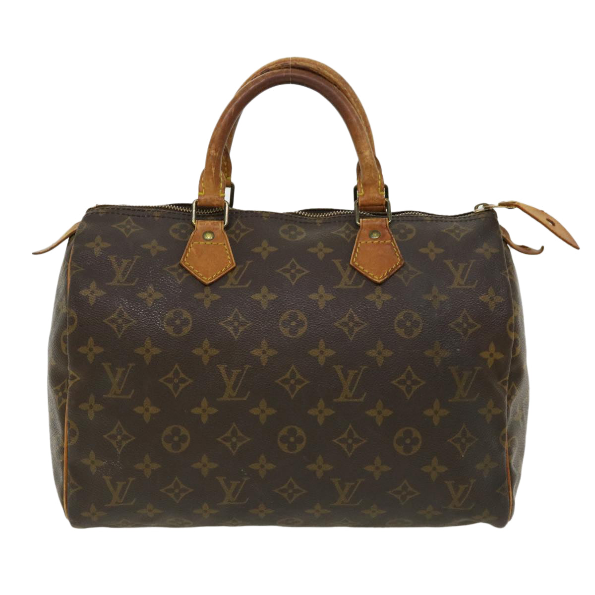 LOUIS VUITTON Monogram Speedy 30 Hand Bag M41526 LV jk2316