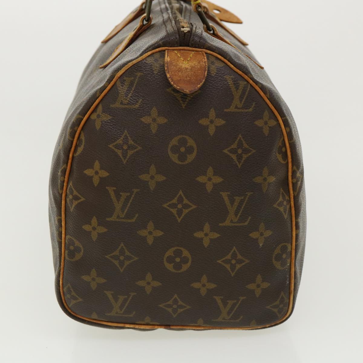 LOUIS VUITTON Monogram Speedy 30 Hand Bag M41526 LV jk2316