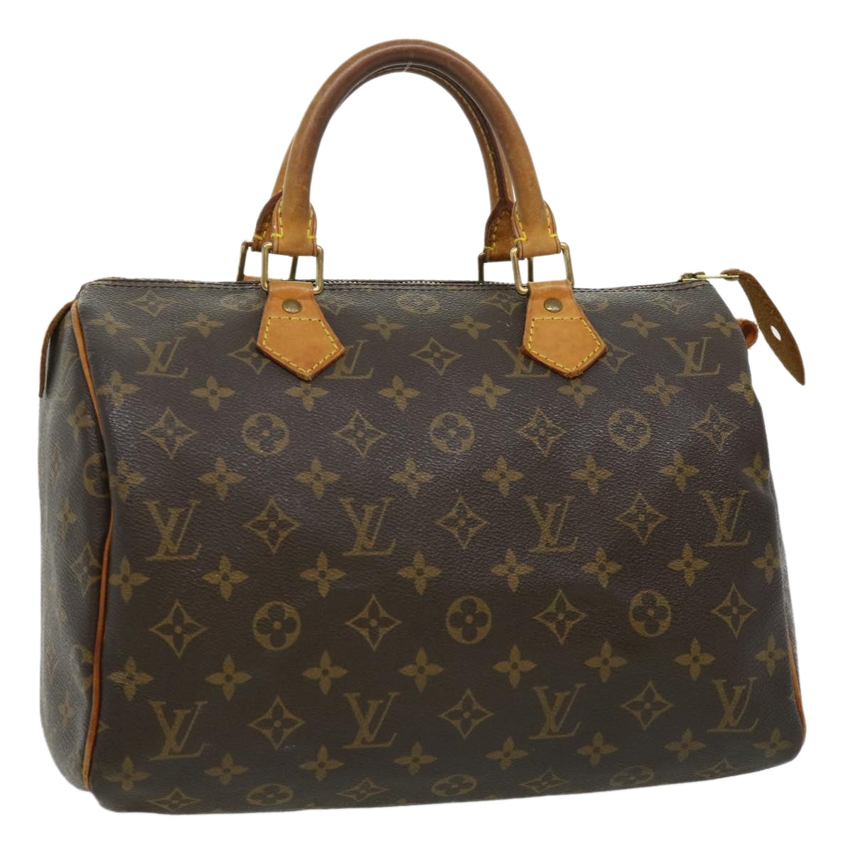 LOUIS VUITTON Monogram Speedy 30 Hand Bag M41526 LV jk2328
