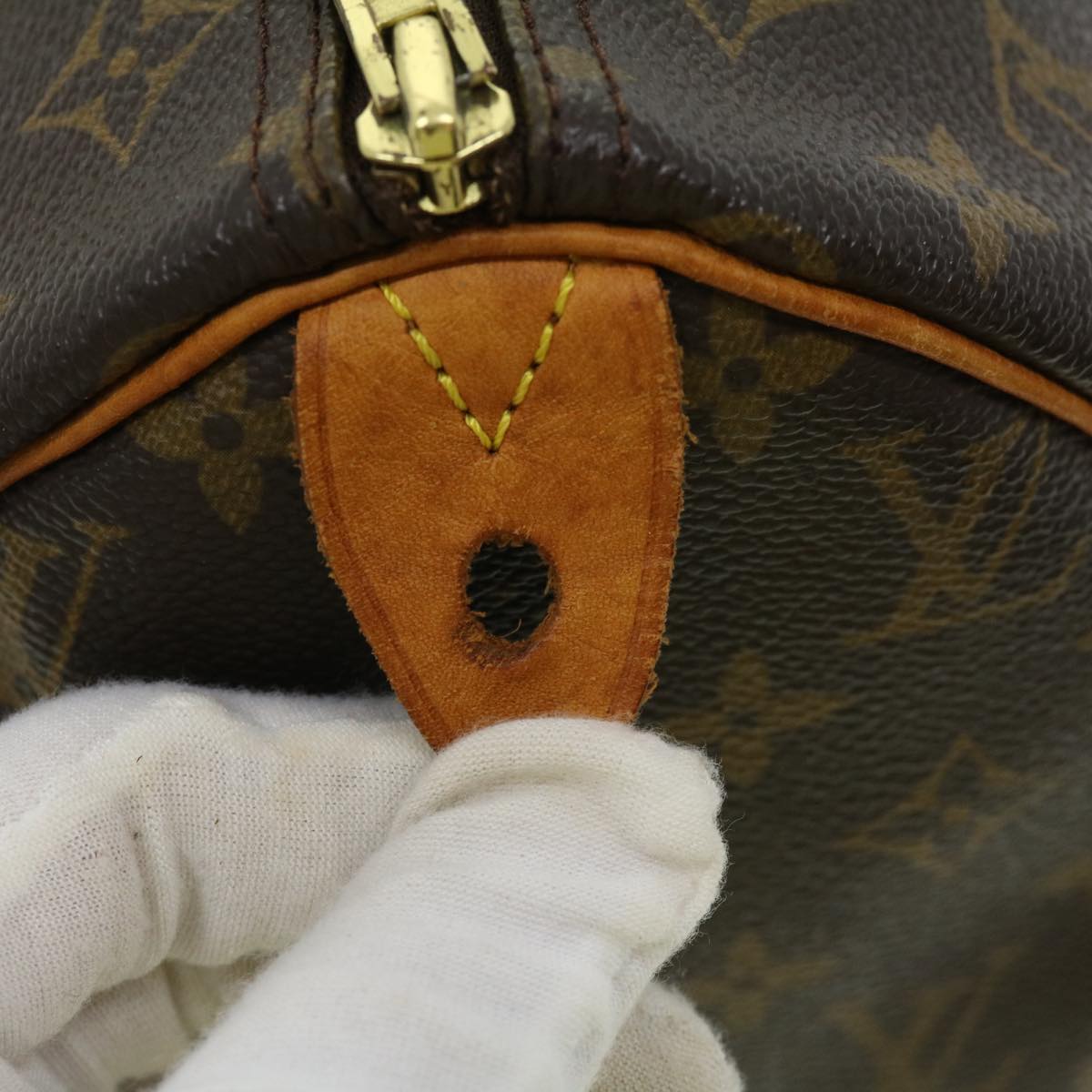 LOUIS VUITTON Monogram Speedy 30 Hand Bag M41526 LV jk2328