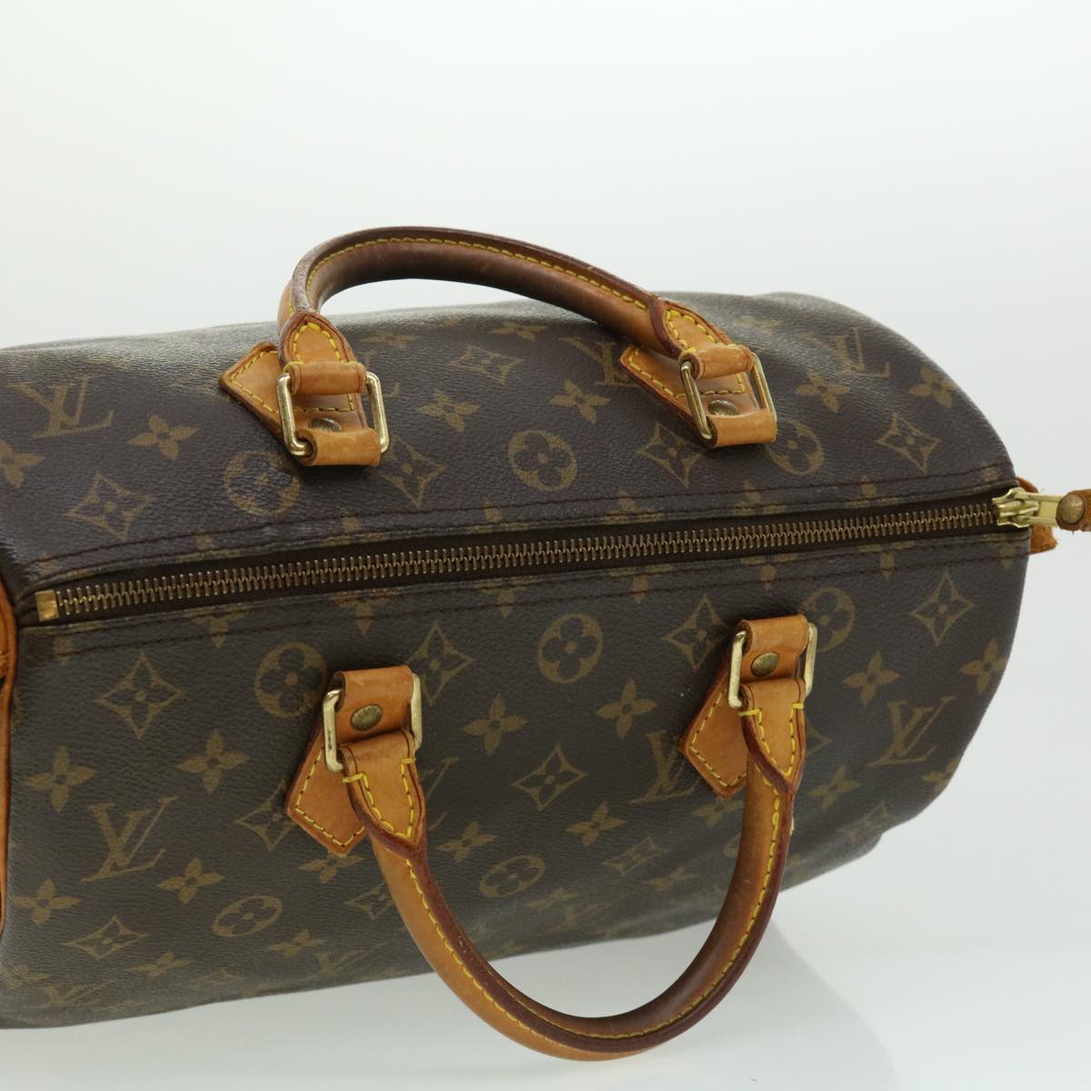 LOUIS VUITTON Monogram Speedy 30 Hand Bag M41526 LV jk2328