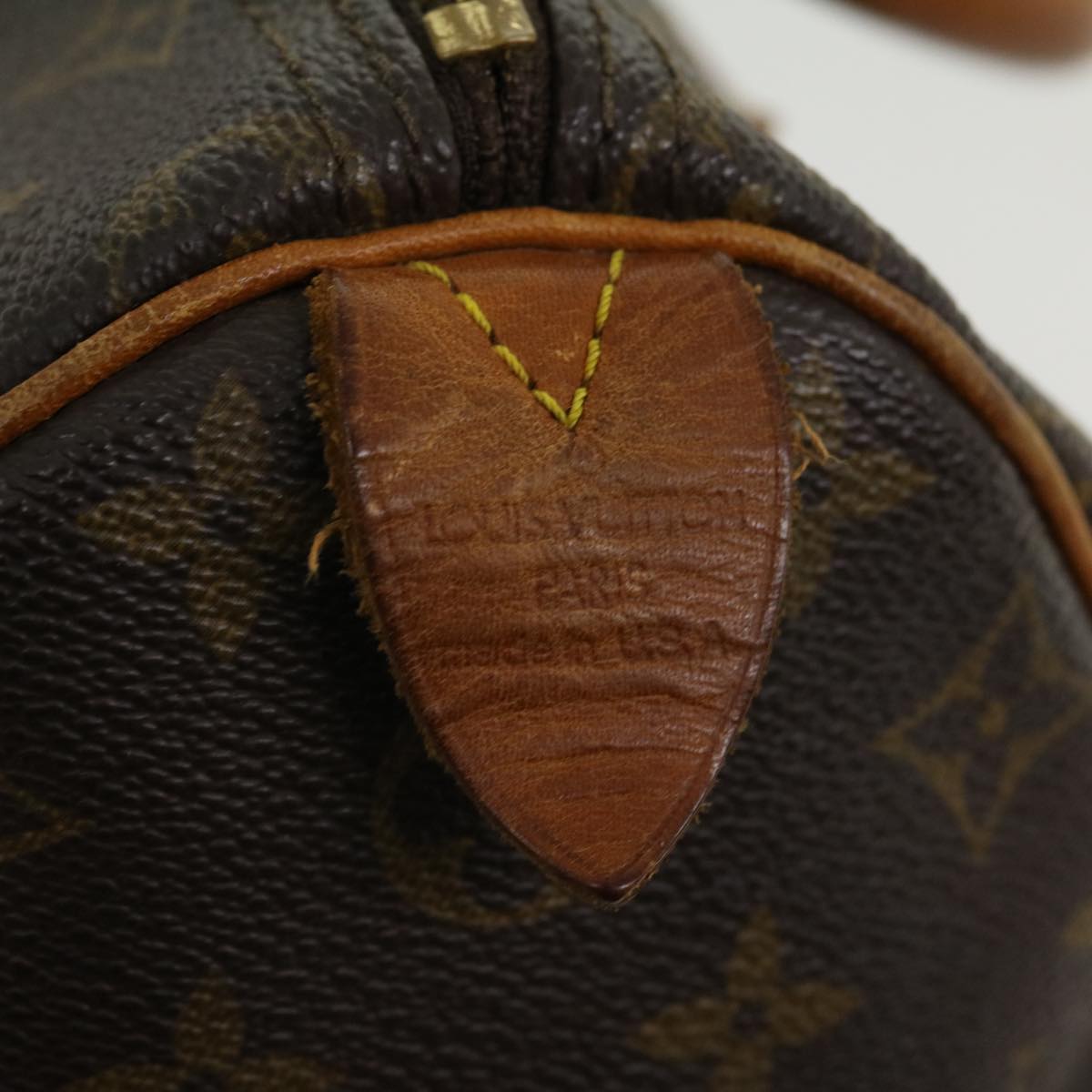 LOUIS VUITTON Monogram Speedy 30 Hand Bag M41526 LV jk2334