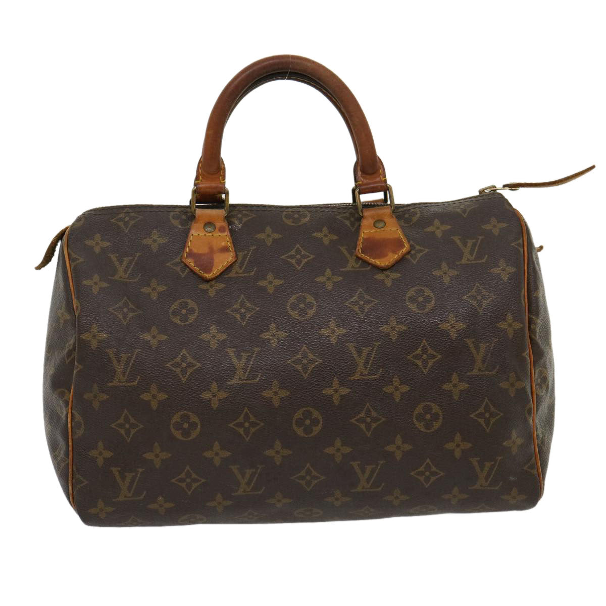 LOUIS VUITTON Monogram Speedy 30 Hand Bag M41526 LV jk2334