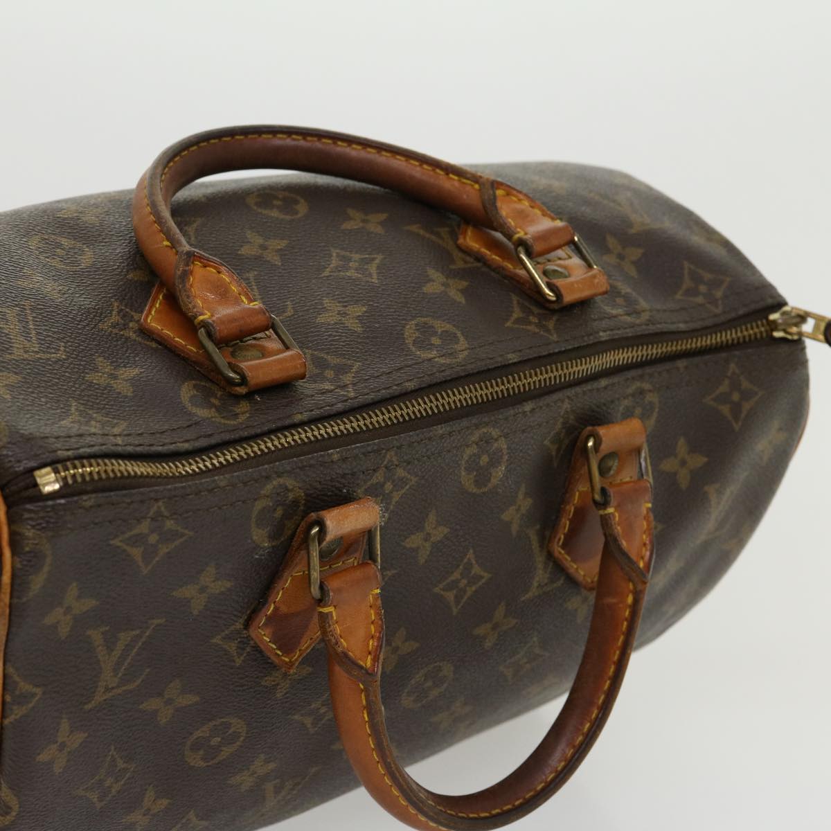 LOUIS VUITTON Monogram Speedy 30 Hand Bag M41526 LV jk2334