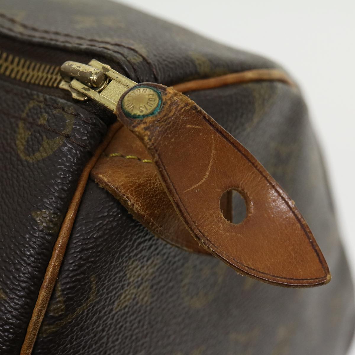 LOUIS VUITTON Monogram Speedy 35 Hand Bag M41524 LV jk2340