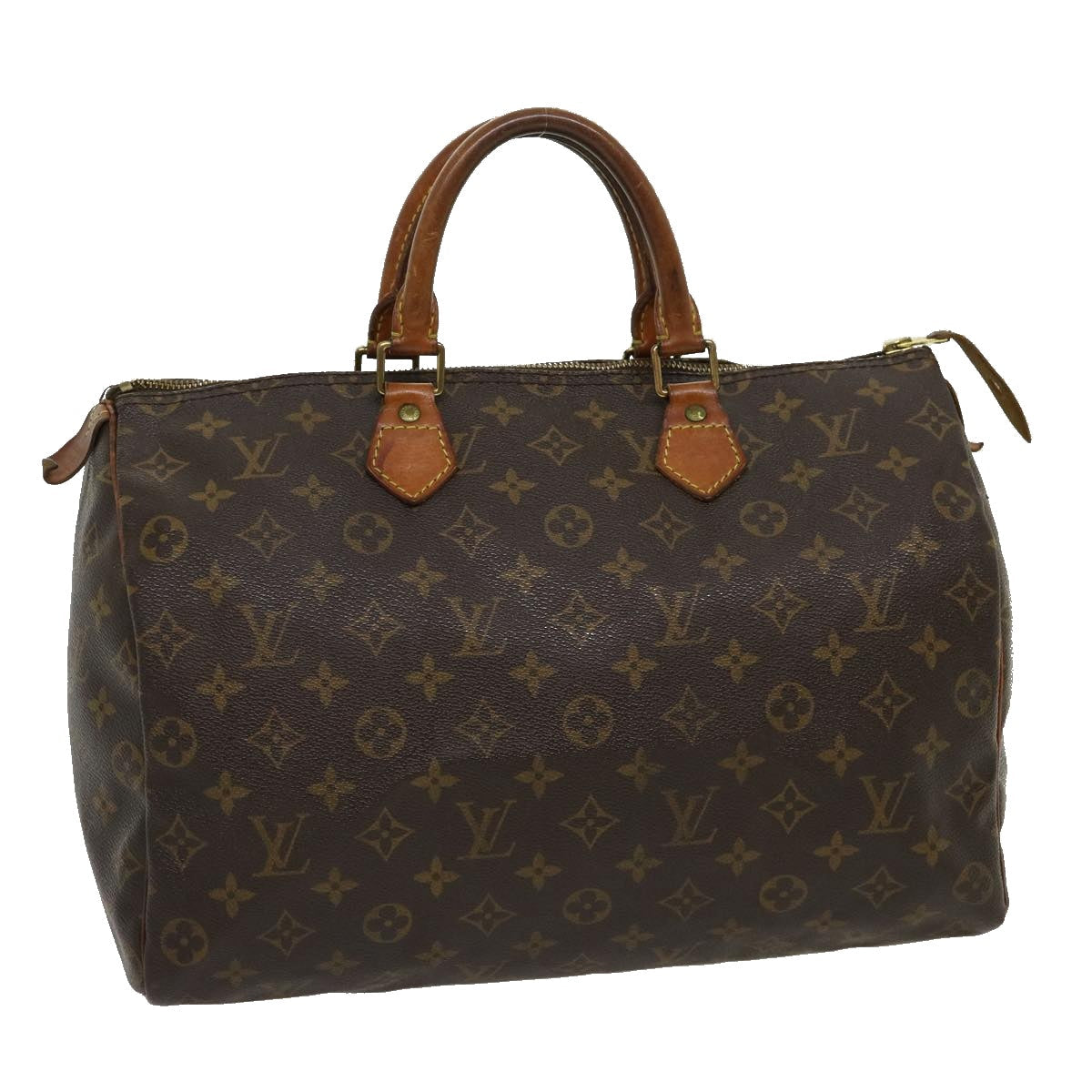 LOUIS VUITTON Monogram Speedy 35 Hand Bag M41524 LV jk2352