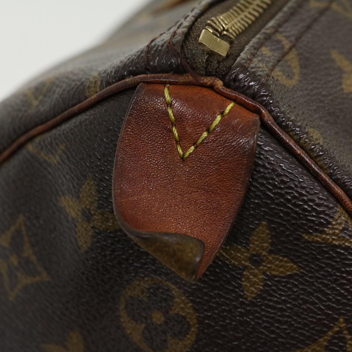 LOUIS VUITTON Monogram Speedy 35 Hand Bag M41524 LV jk2352