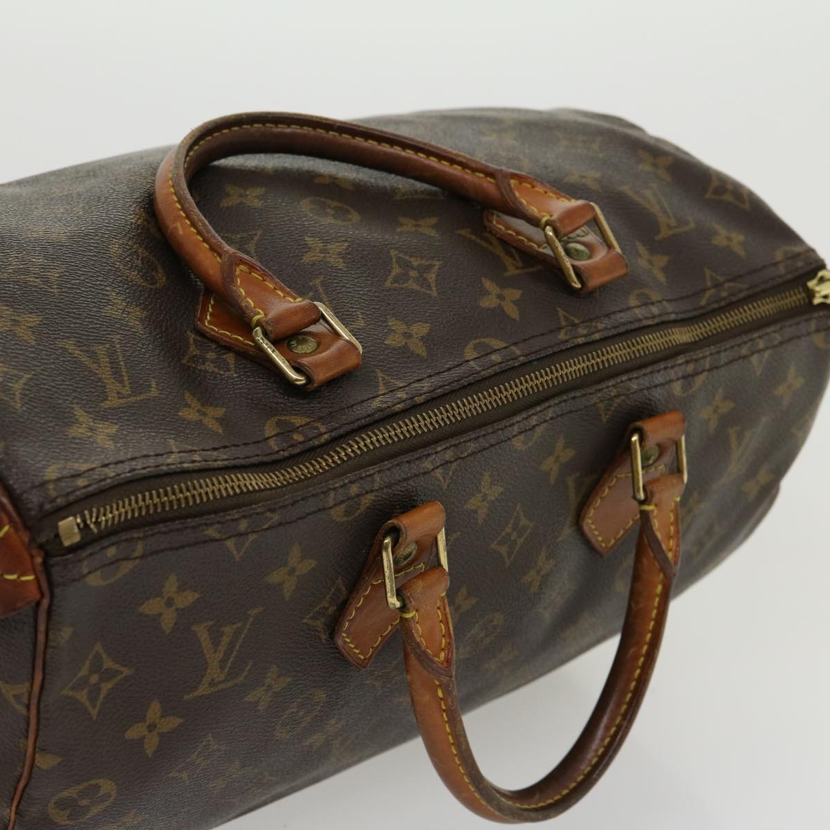 LOUIS VUITTON Monogram Speedy 35 Hand Bag M41524 LV jk2352