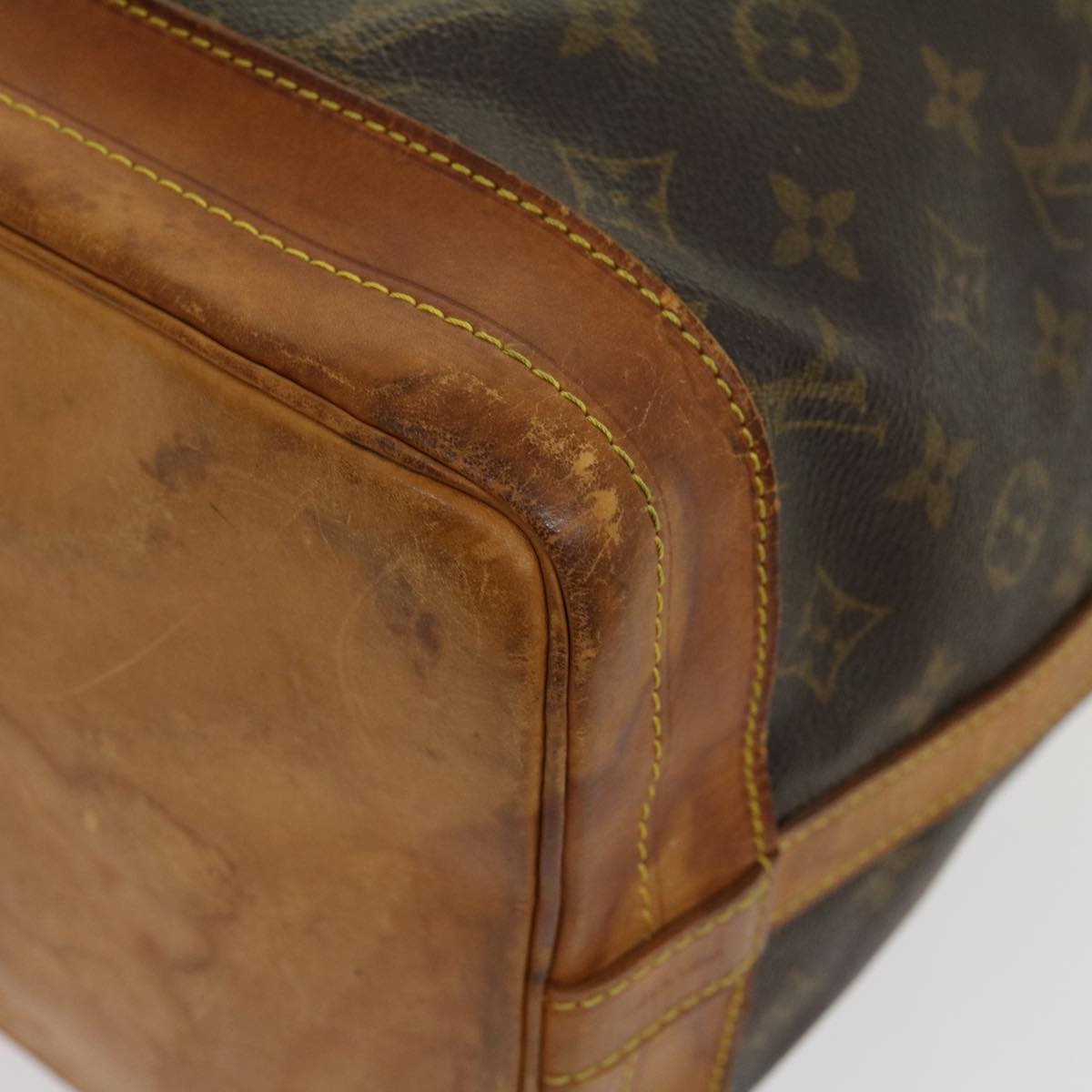 LOUIS VUITTON Monogram Noe Shoulder Bag M42224 LV jk2365
