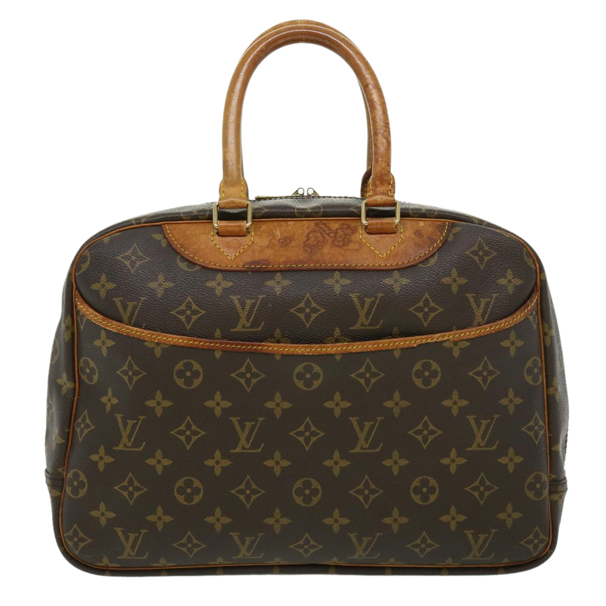 LOUIS VUITTON Monogram Deauville Hand Bag M47270 LV jk2403