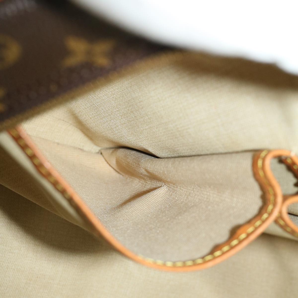 LOUIS VUITTON Monogram Deauville Hand Bag M47270 LV jk2403