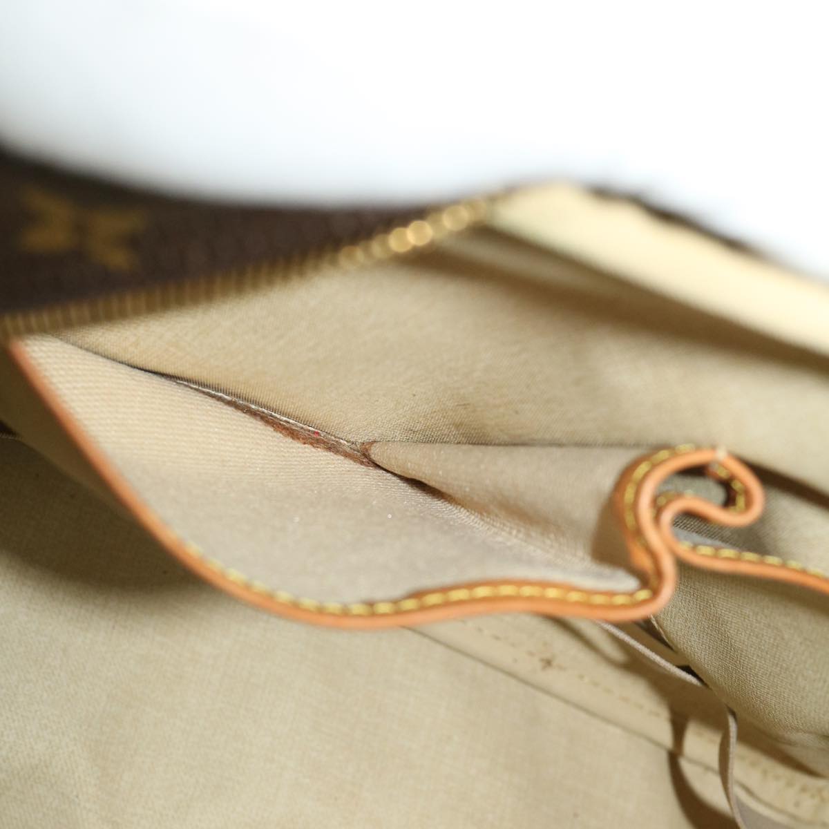 LOUIS VUITTON Monogram Deauville Hand Bag M47270 LV jk2403