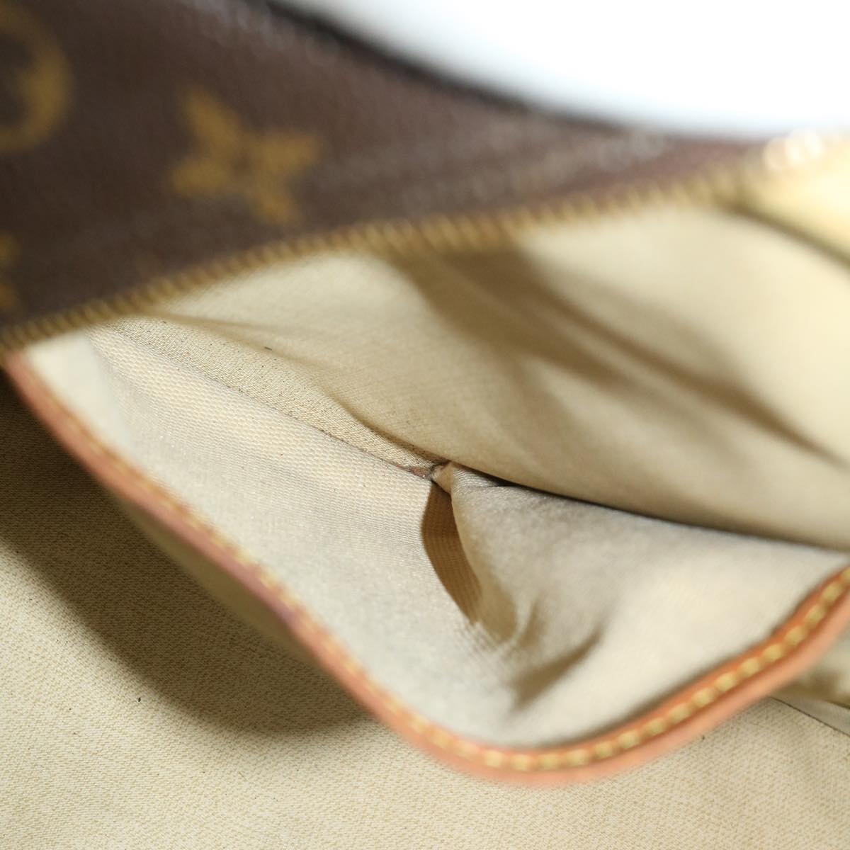 LOUIS VUITTON Monogram Deauville Hand Bag M47270 LV jk2404