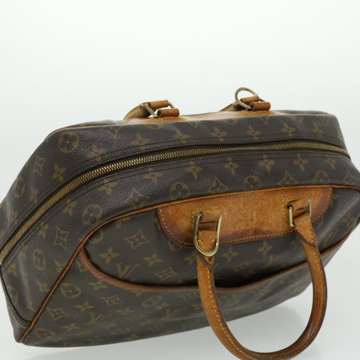 LOUIS VUITTON Monogram Deauville Hand Bag M47270 LV jk2404