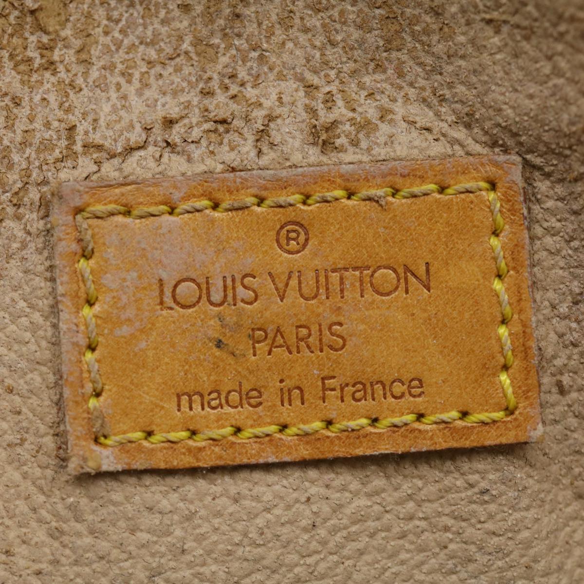LOUIS VUITTON Monogram Sac Plat Hand Bag M51140 LV jk2424