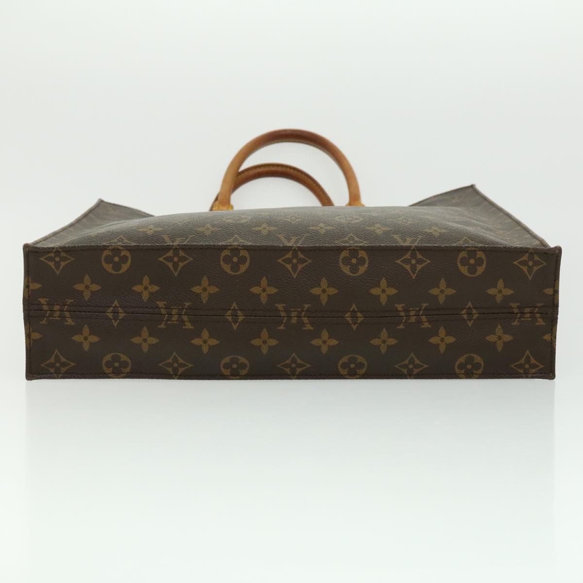 LOUIS VUITTON Monogram Sac Plat Hand Bag M51140 LV jk2424