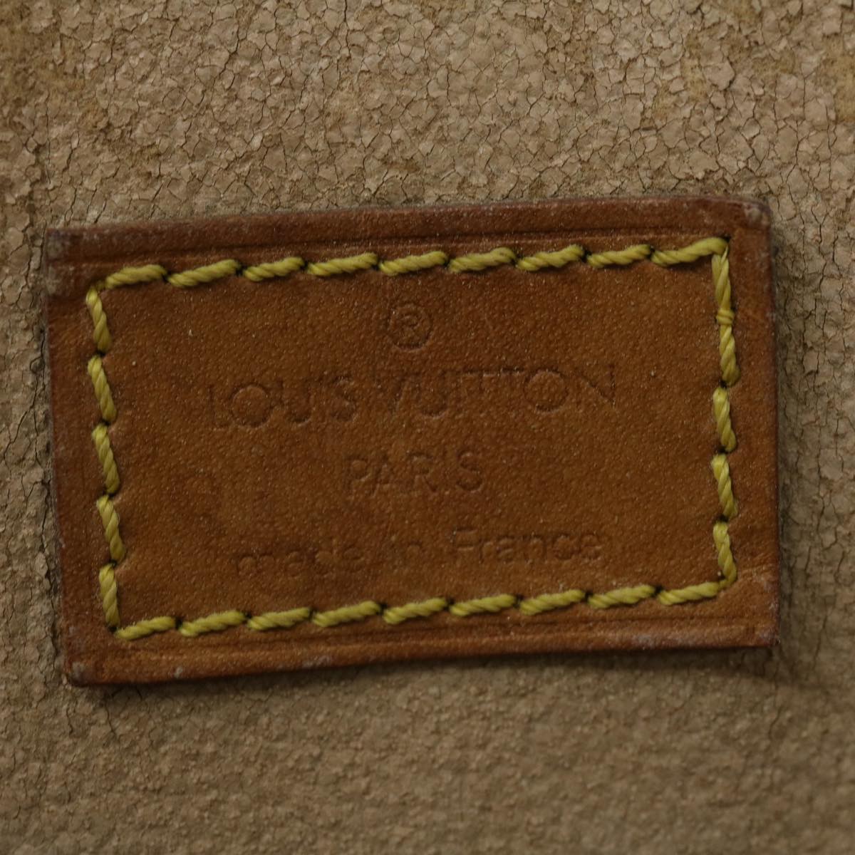 LOUIS VUITTON Monogram Sac Plat Hand Bag M51140 LV jk2425