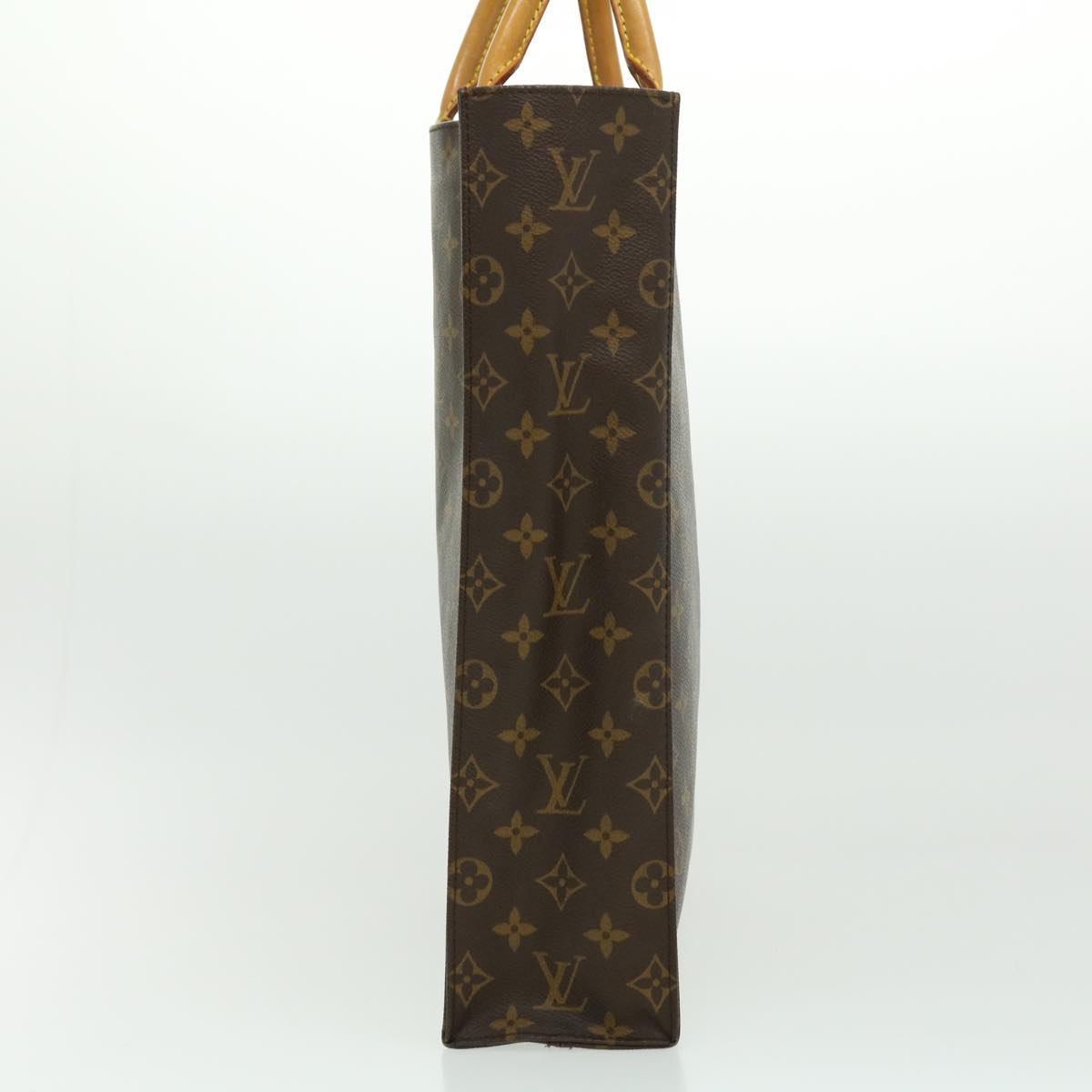 LOUIS VUITTON Monogram Sac Plat Hand Bag M51140 LV jk2426