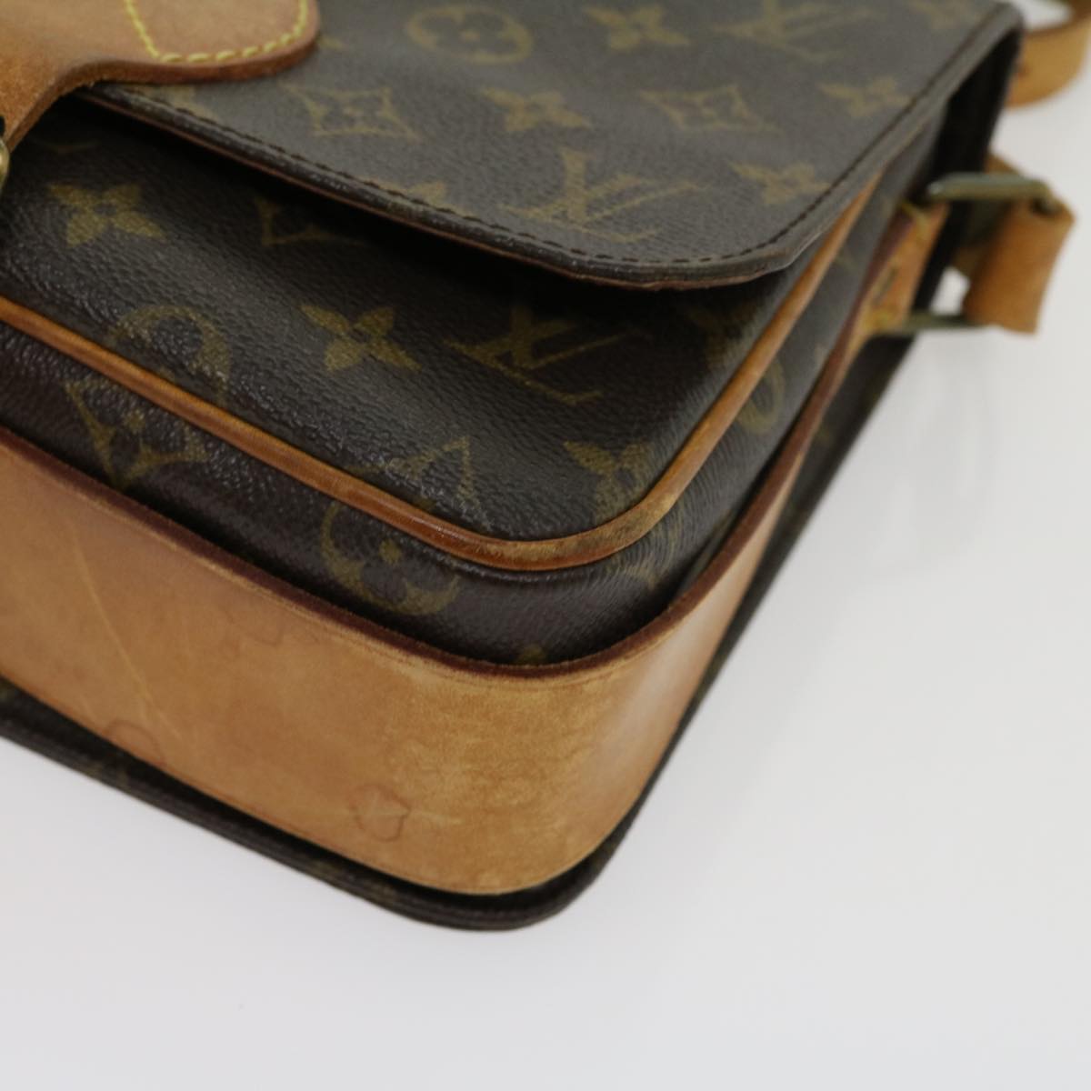 LOUIS VUITTON Monogram Cartouchiere MM Shoulder Bag M51253 LV jk2434