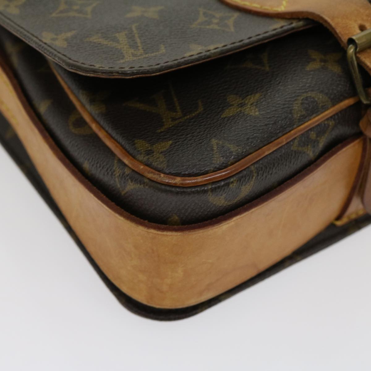 LOUIS VUITTON Monogram Cartouchiere MM Shoulder Bag M51253 LV jk2434