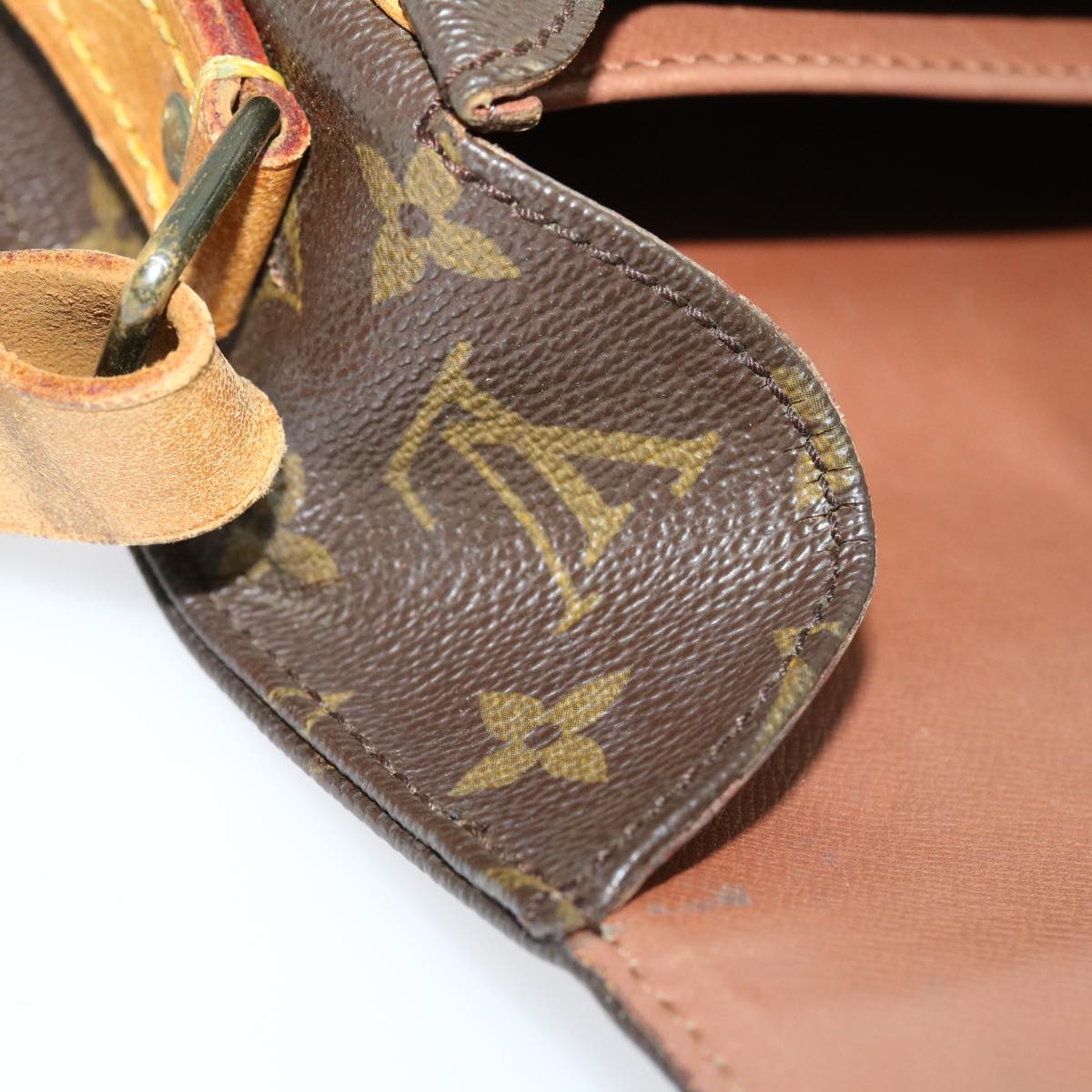 LOUIS VUITTON Monogram Cartouchiere MM Shoulder Bag M51253 LV jk2434
