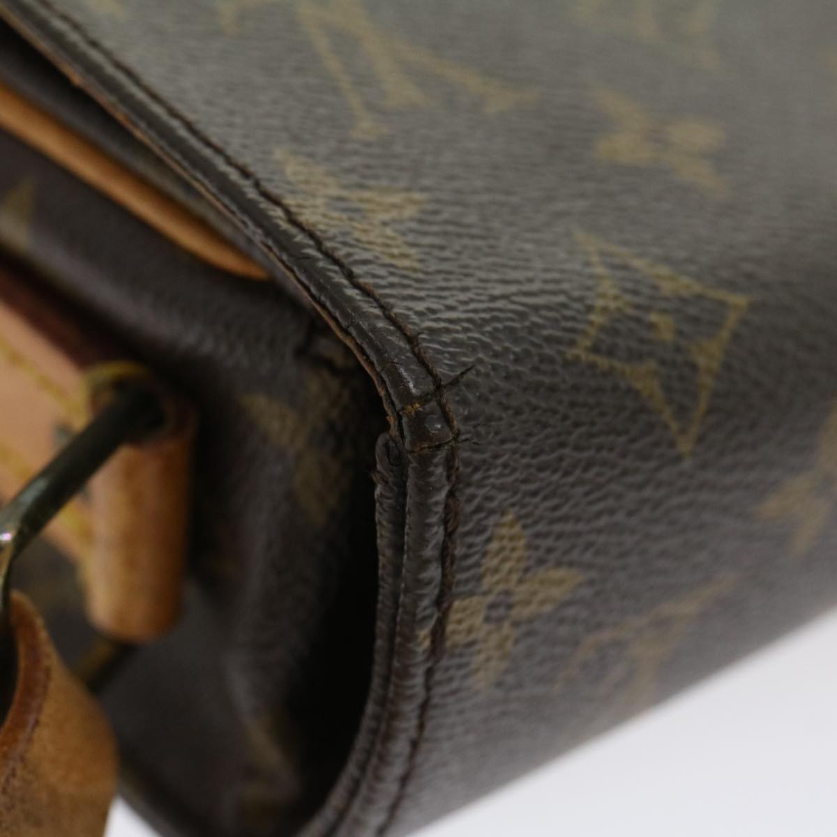 LOUIS VUITTON Monogram Cartouchiere MM Shoulder Bag M51253 LV jk2434