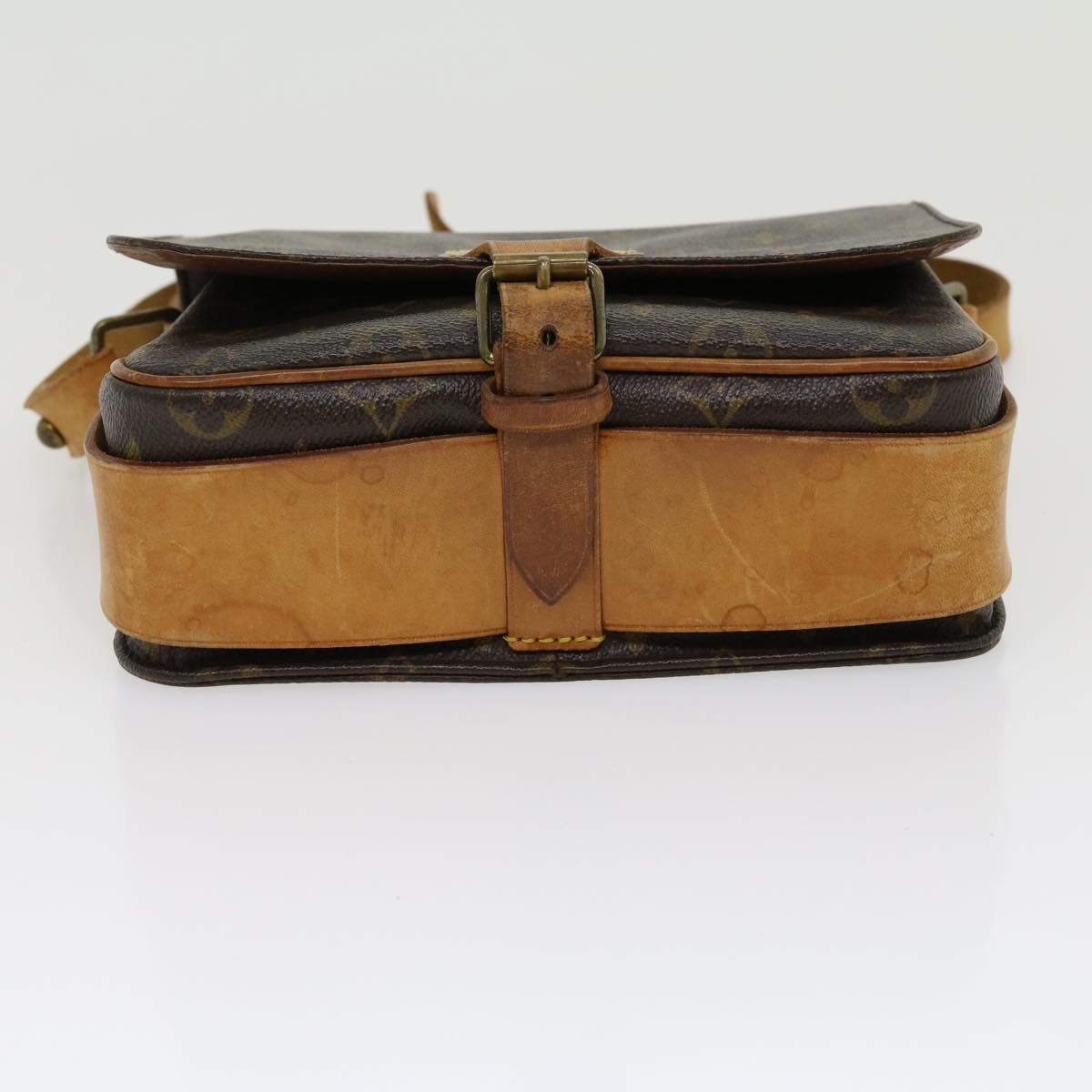 LOUIS VUITTON Monogram Cartouchiere MM Shoulder Bag M51253 LV jk2434