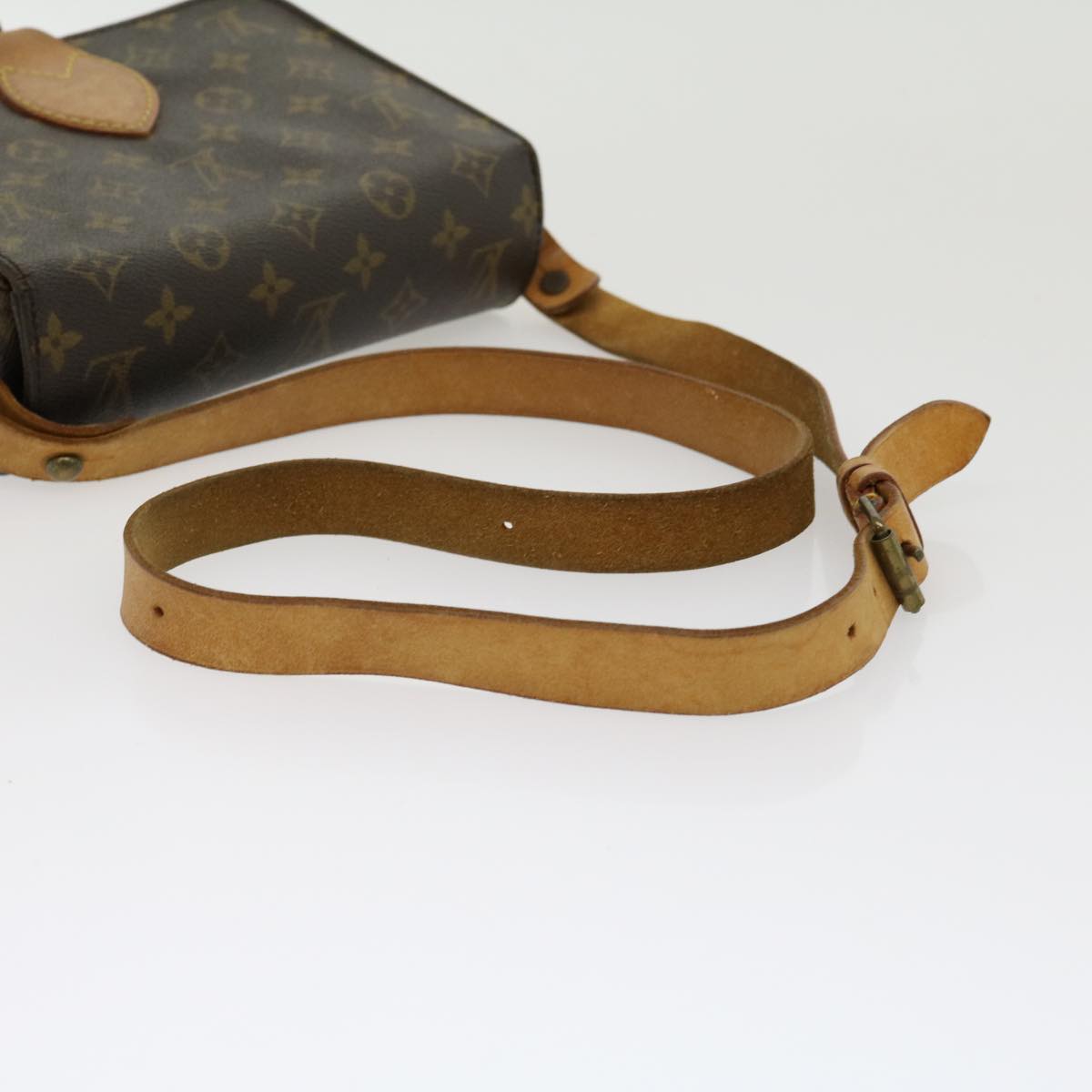 LOUIS VUITTON Monogram Cartouchiere MM Shoulder Bag M51253 LV jk2434