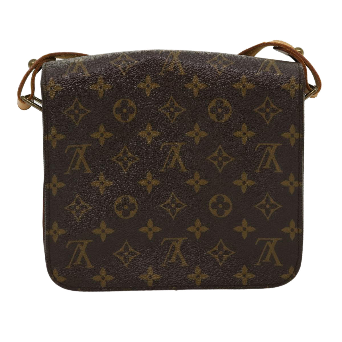 LOUIS VUITTON Monogram Cartouchiere MM Shoulder Bag M51253 LV jk2435