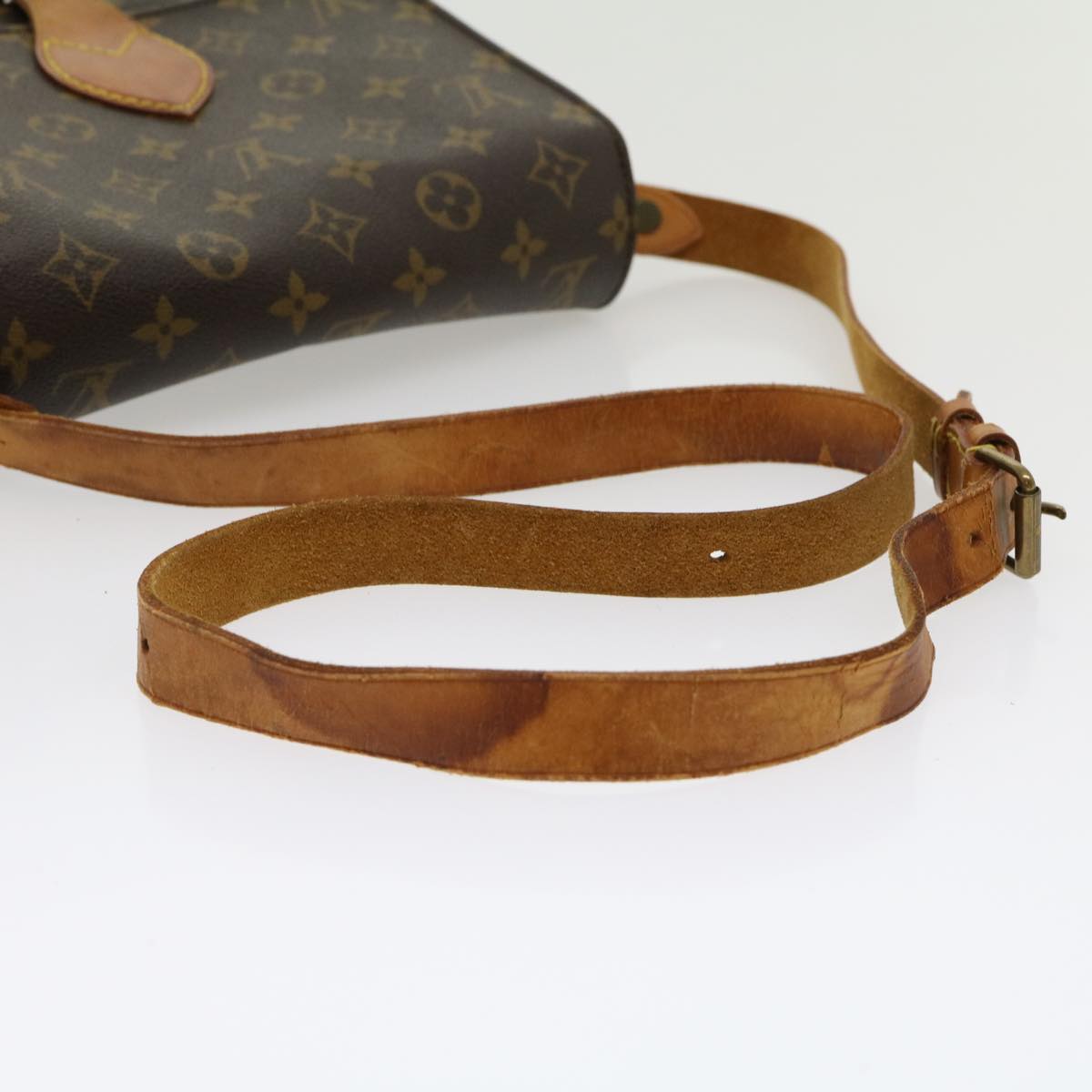LOUIS VUITTON Monogram Cartouchiere MM Shoulder Bag M51253 LV jk2435