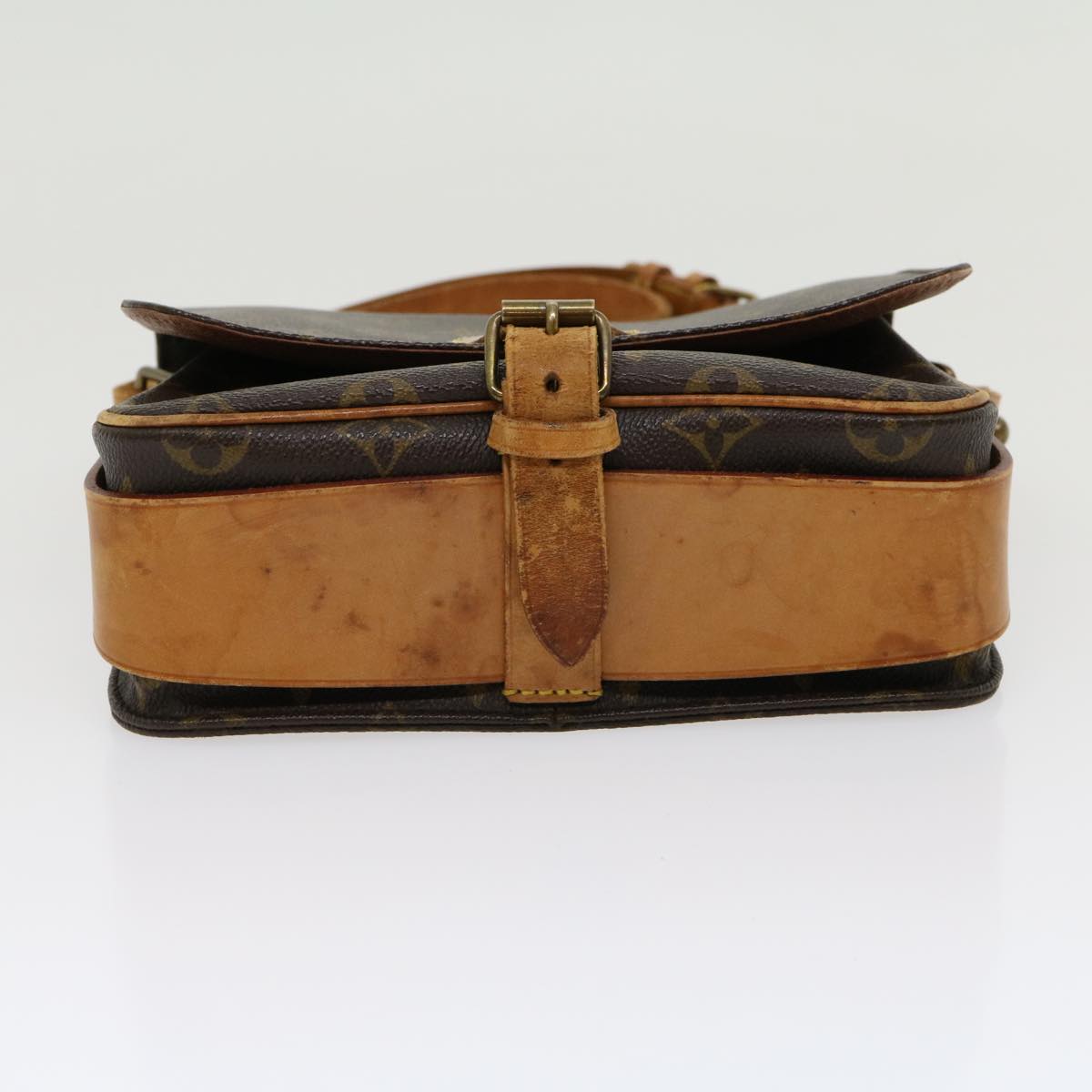 LOUIS VUITTON Monogram Cartouchiere MM Shoulder Bag M51253 LV jk2435