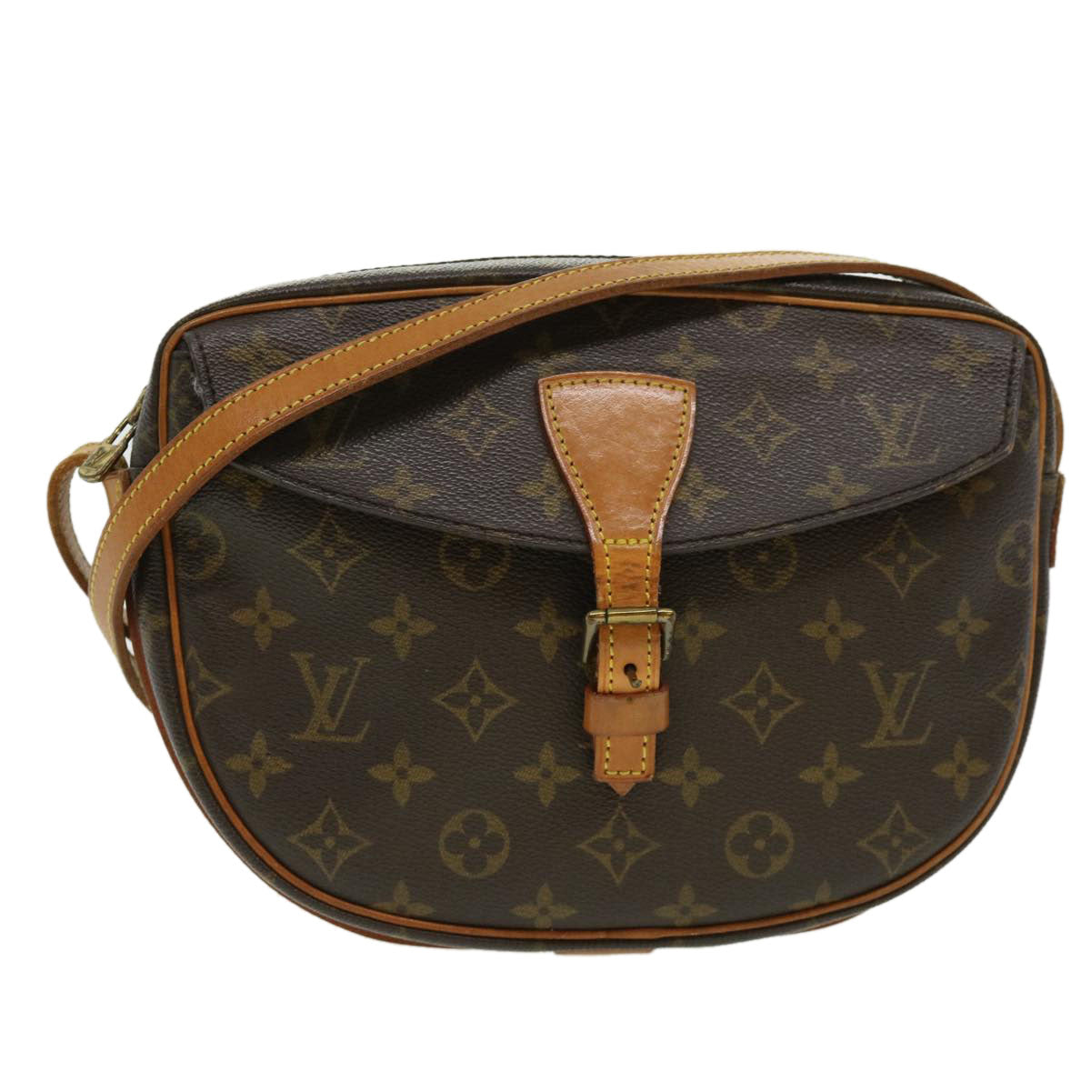 LOUIS VUITTON Monogram Jeune Fille MM Shoulder Bag M51226 LV jk2445