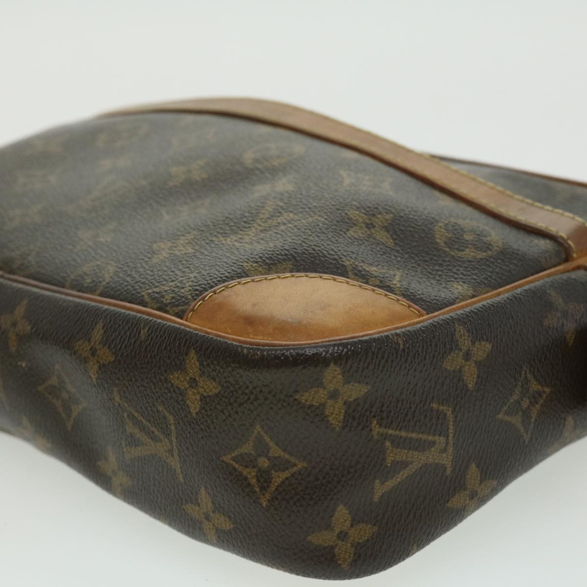 LOUIS VUITTON Monogram Compiegne 28 Clutch Bag M51845 LV jk2455