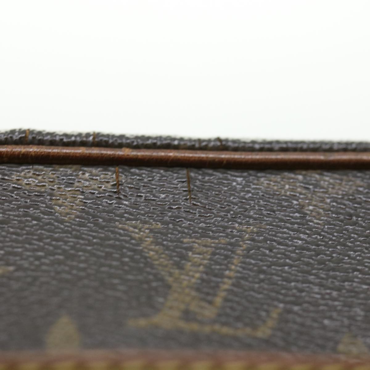 LOUIS VUITTON Monogram Compiegne 28 Clutch Bag M51845 LV jk2455