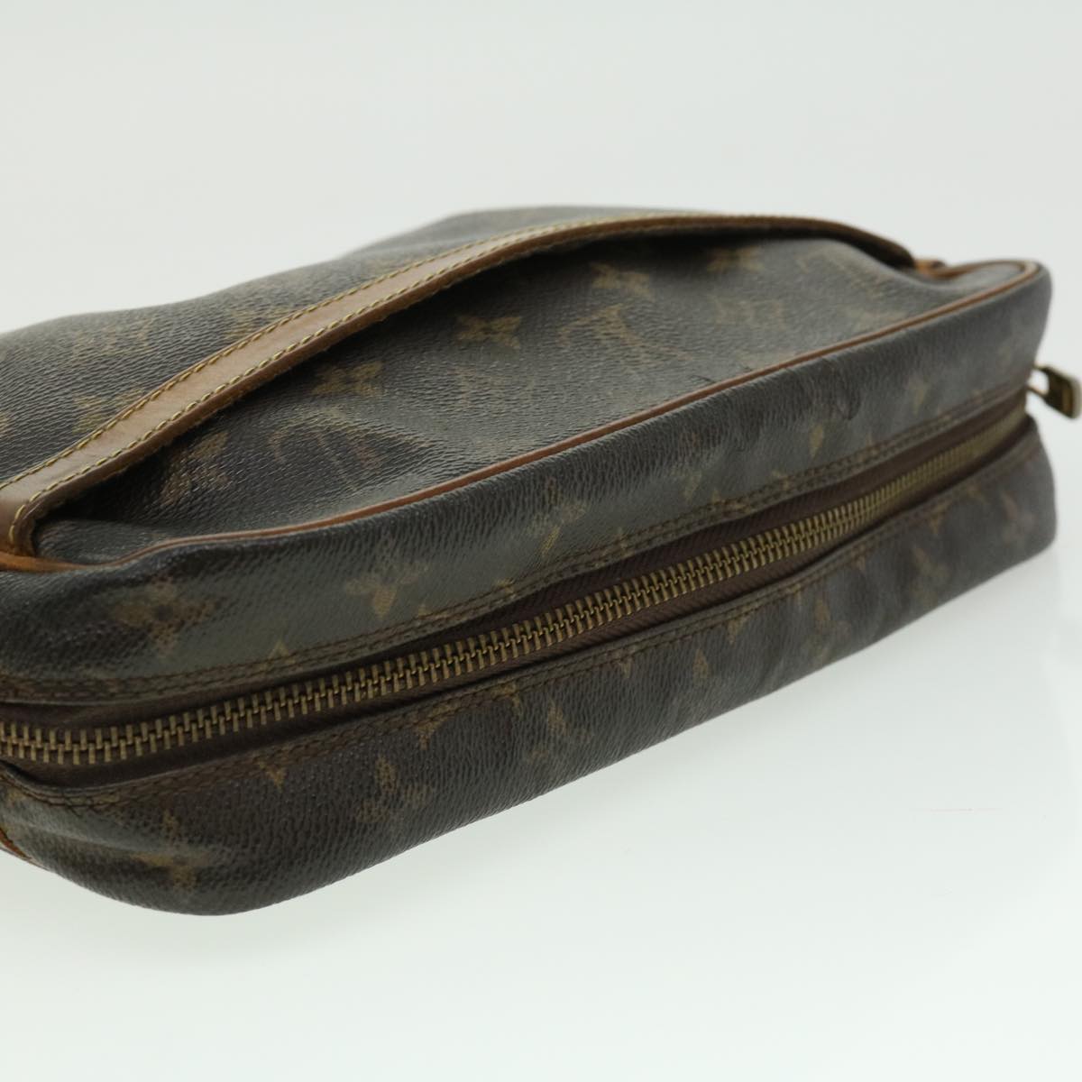 LOUIS VUITTON Monogram Compiegne 28 Clutch Bag M51845 LV jk2455