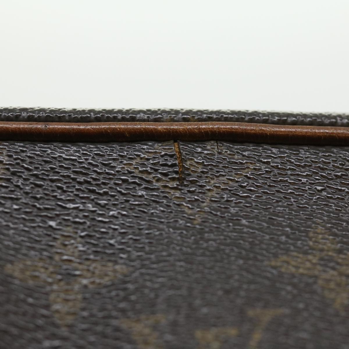 LOUIS VUITTON Monogram Compiegne 28 Clutch Bag M51845 LV jk2455
