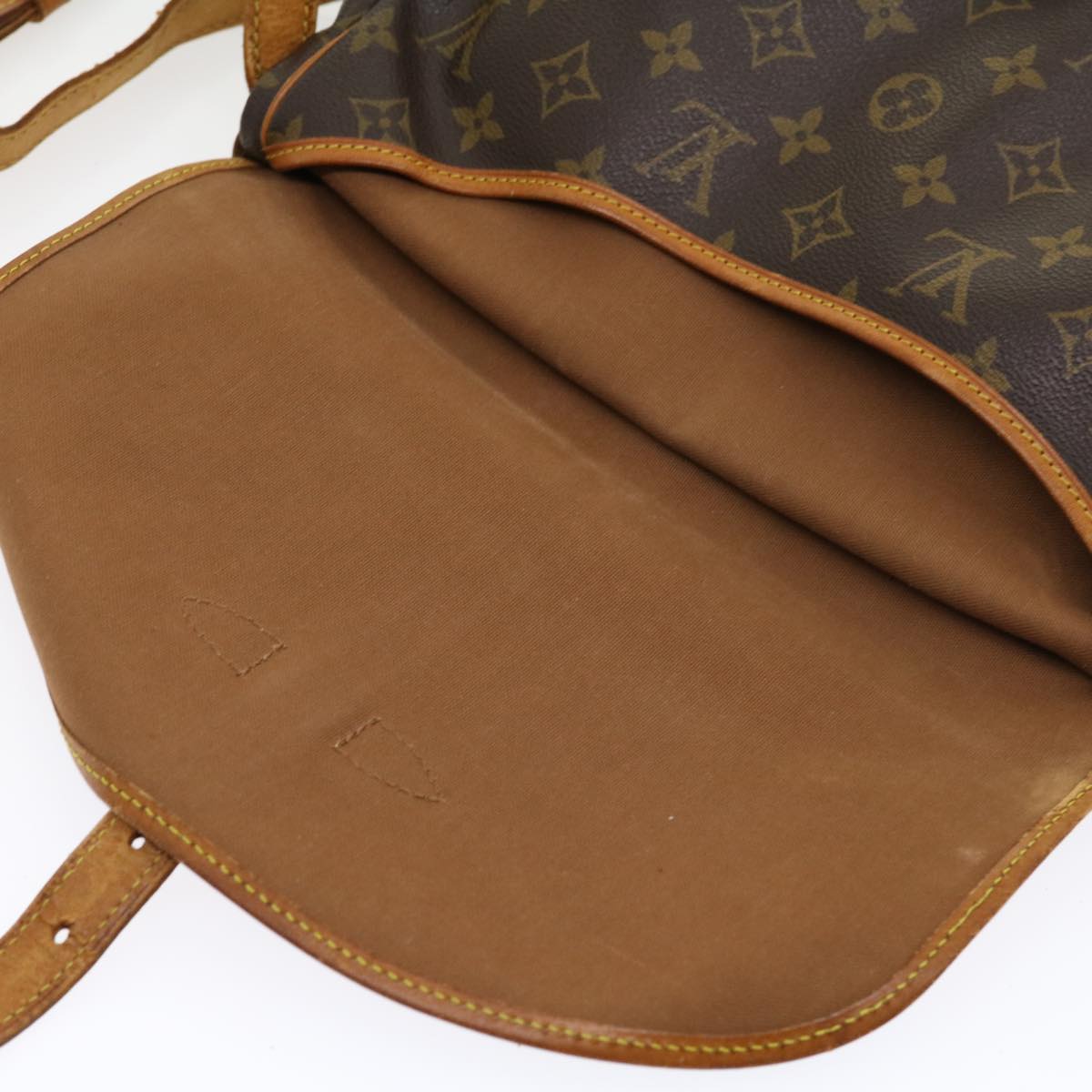 LOUIS VUITTON Monogram Saumur 30 Shoulder Bag M42256 LV jk2467