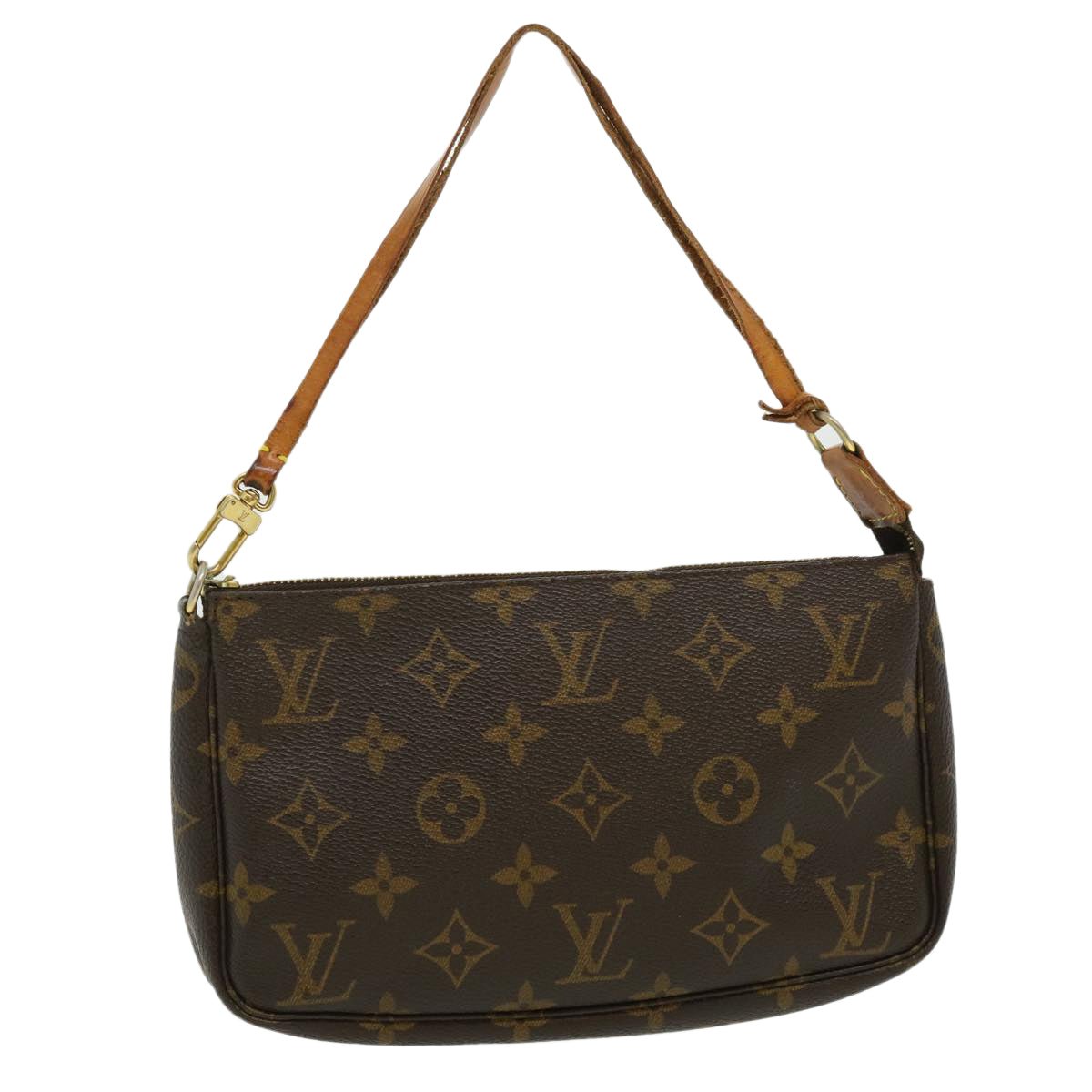 LOUIS VUITTON Monogram Pochette Accessoires Pouch M51980 LV jk2476