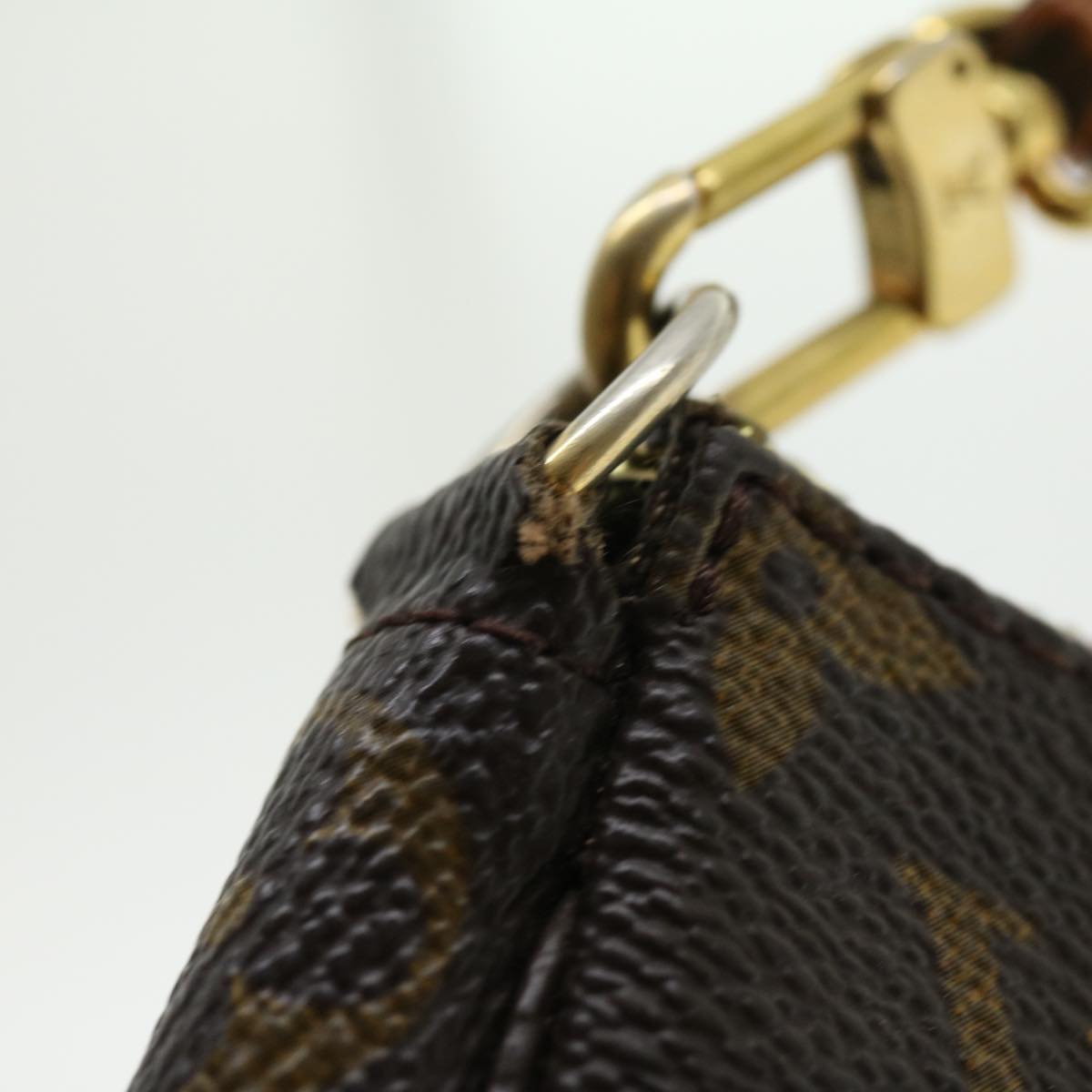 LOUIS VUITTON Monogram Pochette Accessoires Pouch M51980 LV jk2476