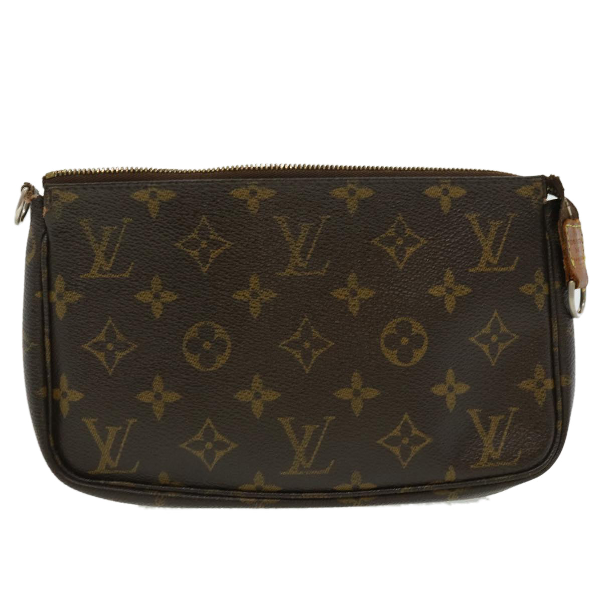 LOUIS VUITTON Monogram Pochette Accessoires Pouch M51980 LV jk2477
