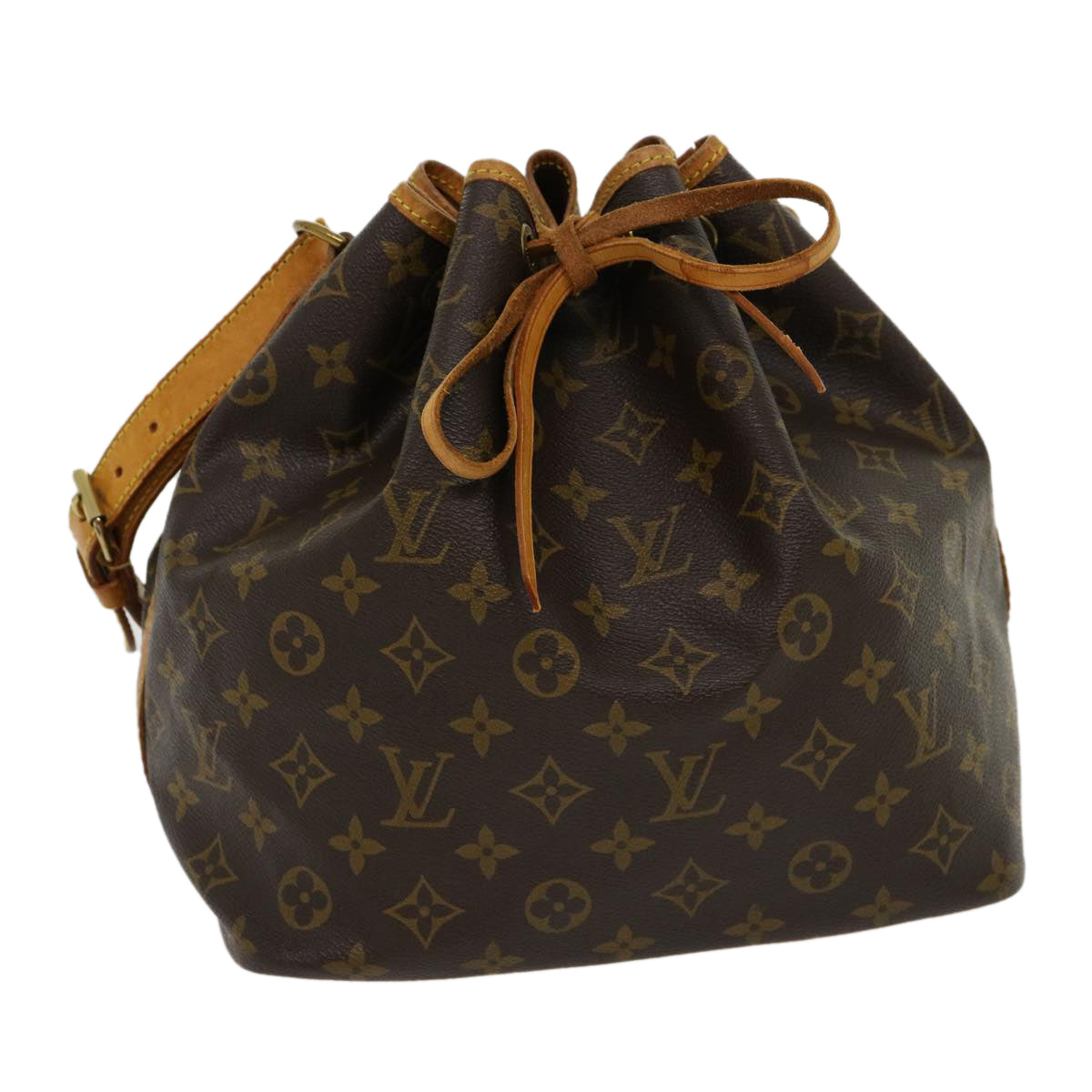 LOUIS VUITTON Monogram Petit Noe Shoulder Bag M42226 LV jk2490