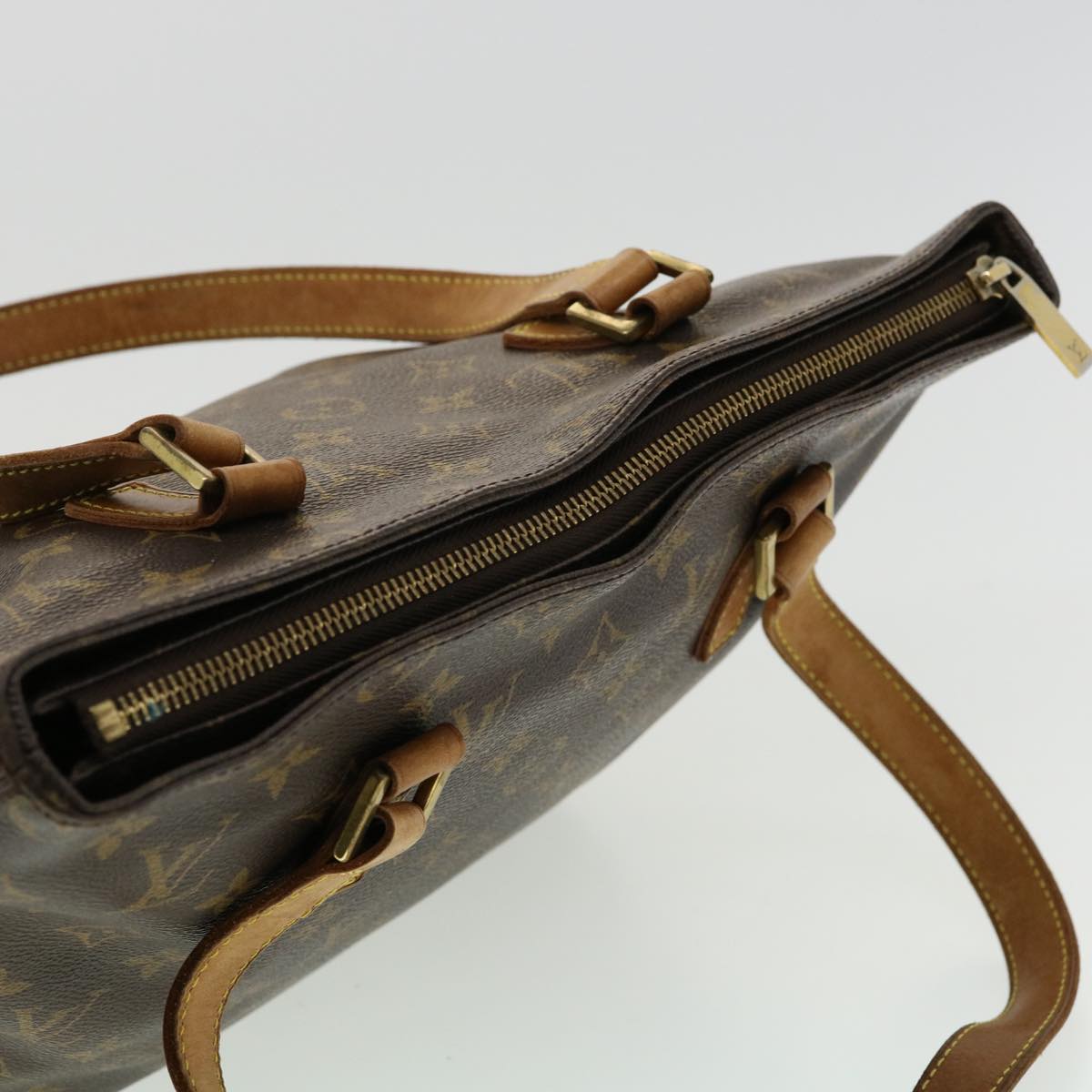 LOUIS VUITTON Monogram Cabas Piano Tote Bag M51148 LV jk2521