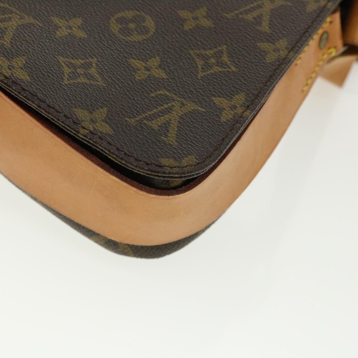 LOUIS VUITTON Monogram Cartouchiere MM Shoulder Bag M51253 LV jk2528