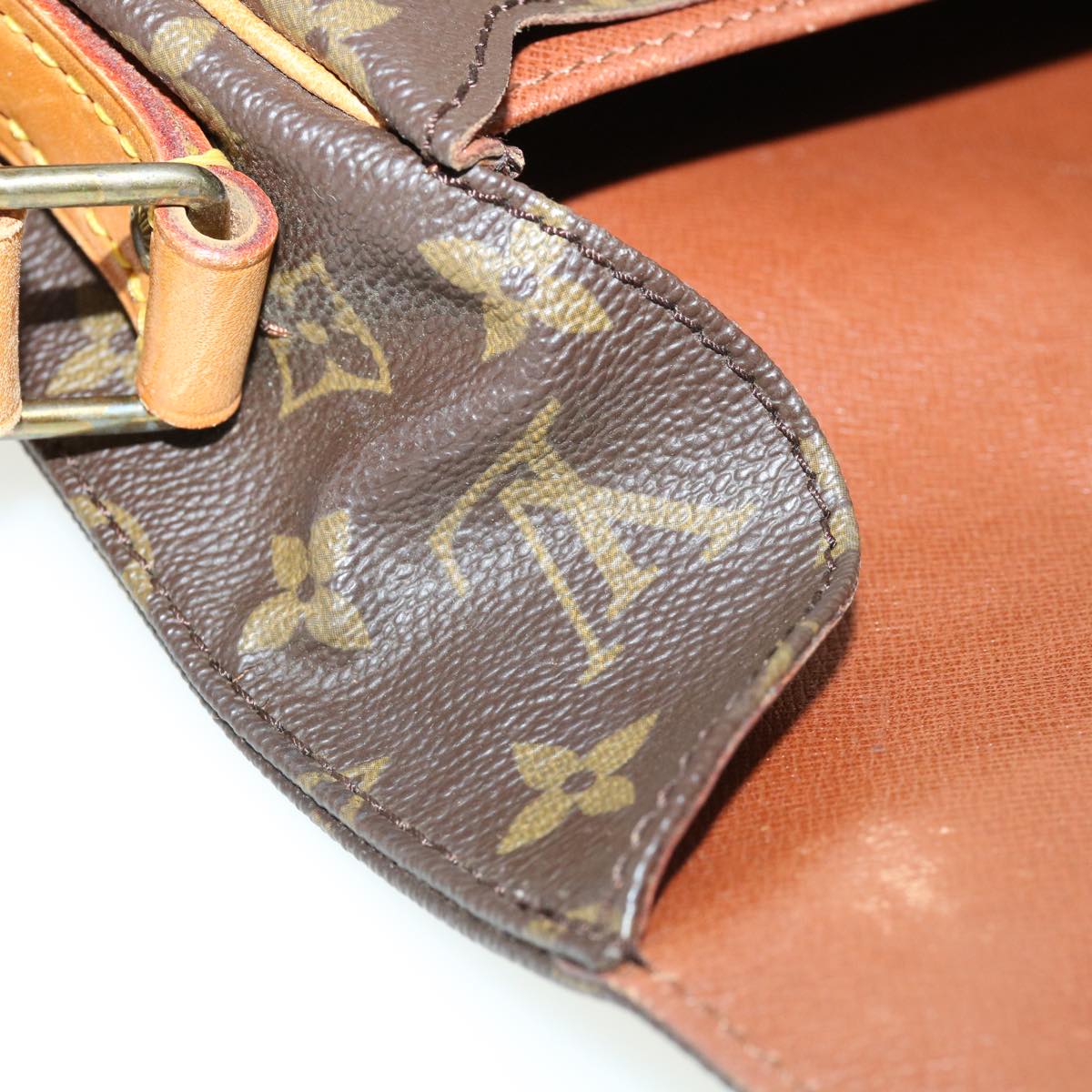 LOUIS VUITTON Monogram Cartouchiere MM Shoulder Bag M51253 LV jk2529