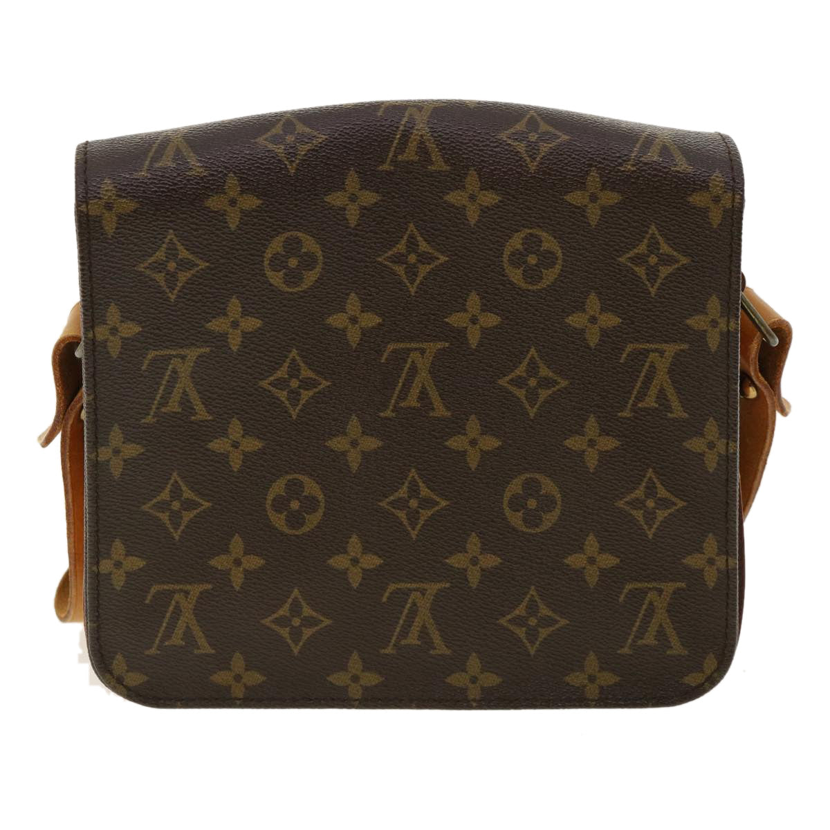 LOUIS VUITTON Monogram Cartouchiere MM Shoulder Bag M51253 LV jk2529