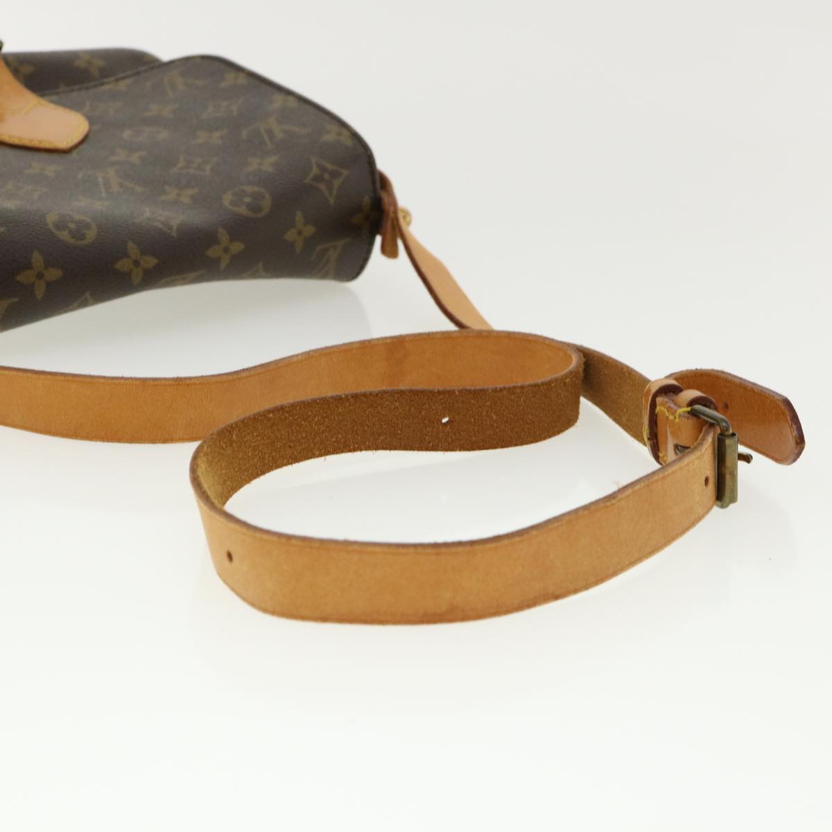 LOUIS VUITTON Monogram Cartouchiere MM Shoulder Bag M51253 LV jk2529